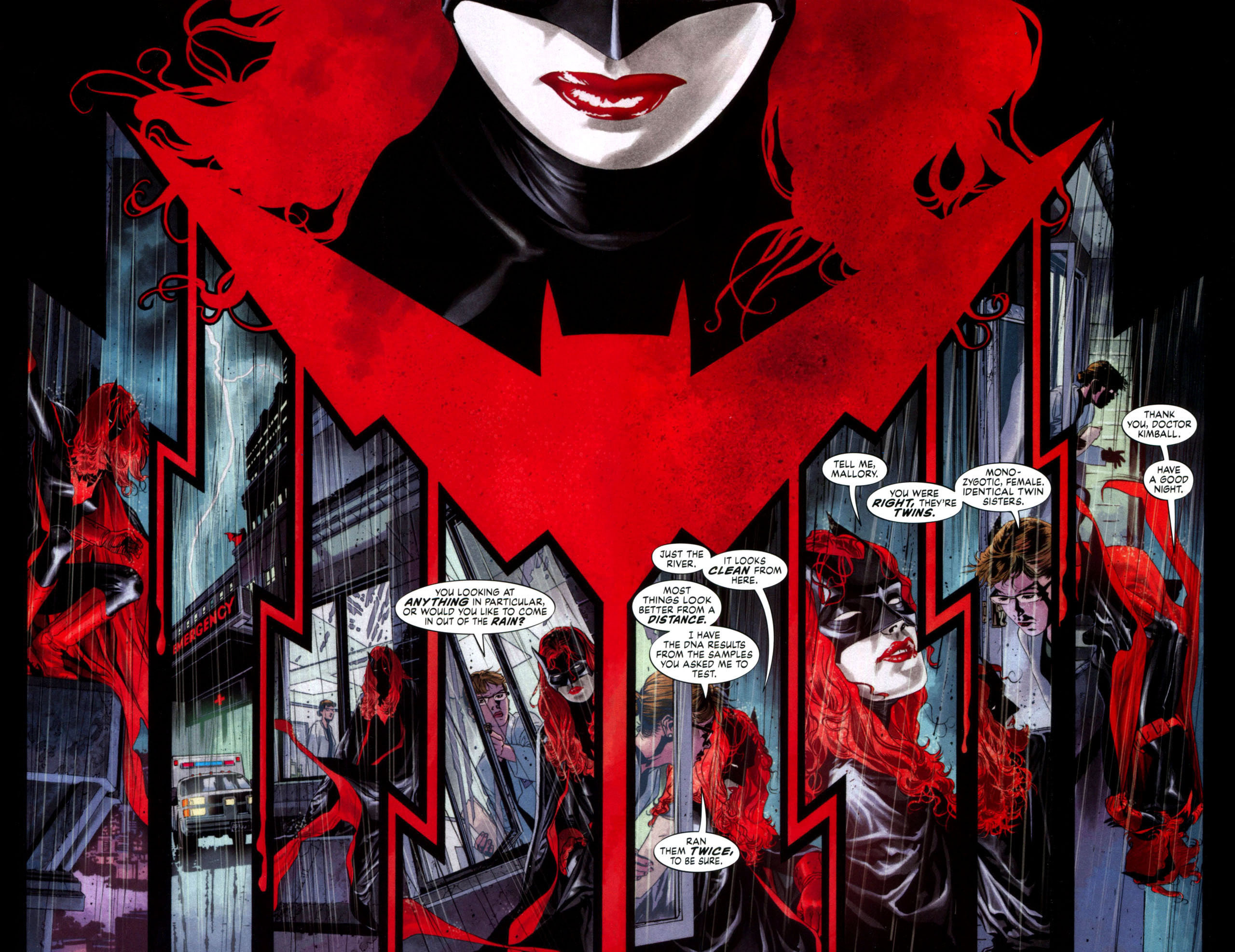 2560x1973 Batwoman :: Writer: Greg Rucka ~ Art: J.