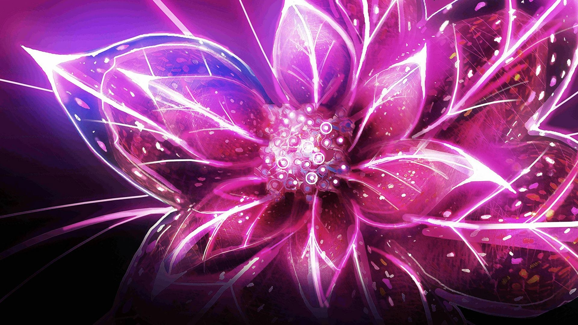 1920x1080 Image - Flowers-3D-Diugital-Purple-Wallpapers.jpg | Fantastic Pretty Cure!  Wikia | FANDOM powered by Wikia