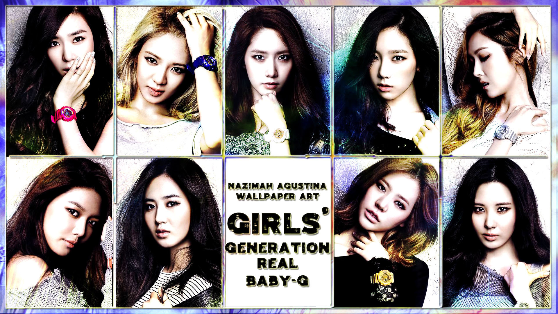1920x1080 ... snsd real baby-g wallpaper pictspam girls' generation light taeyeon seohyun  sunny yuri yoona ...