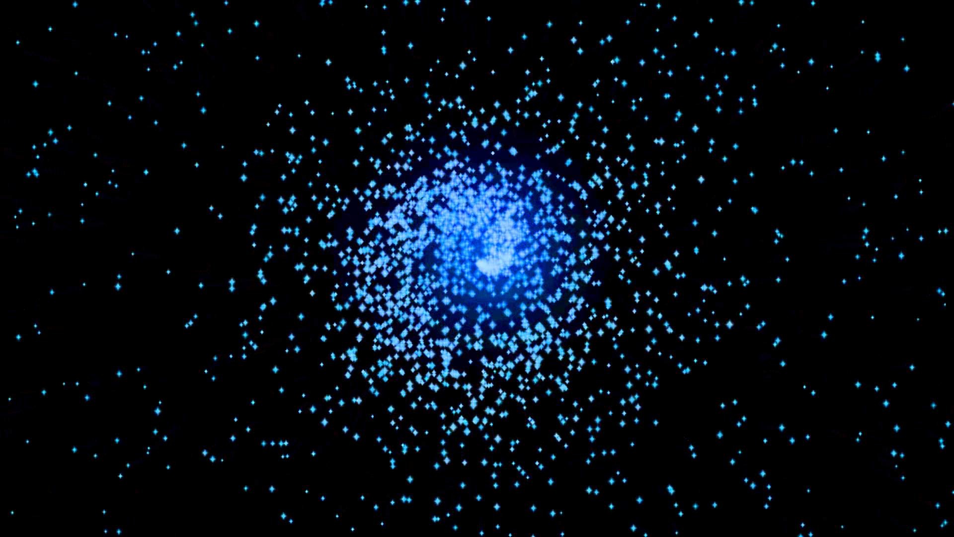 1920x1080 Blue Stars Vortex Black Background ANIMATION FREE FOOTAGE HD