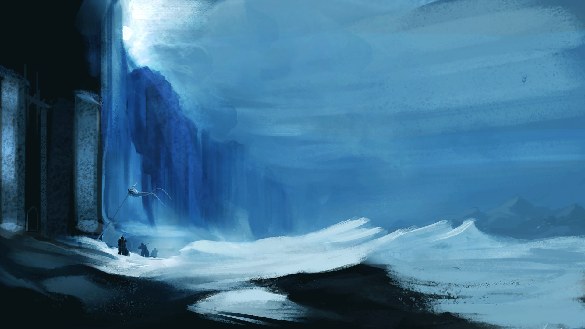 1920x1080 ... painting of the Wall ...