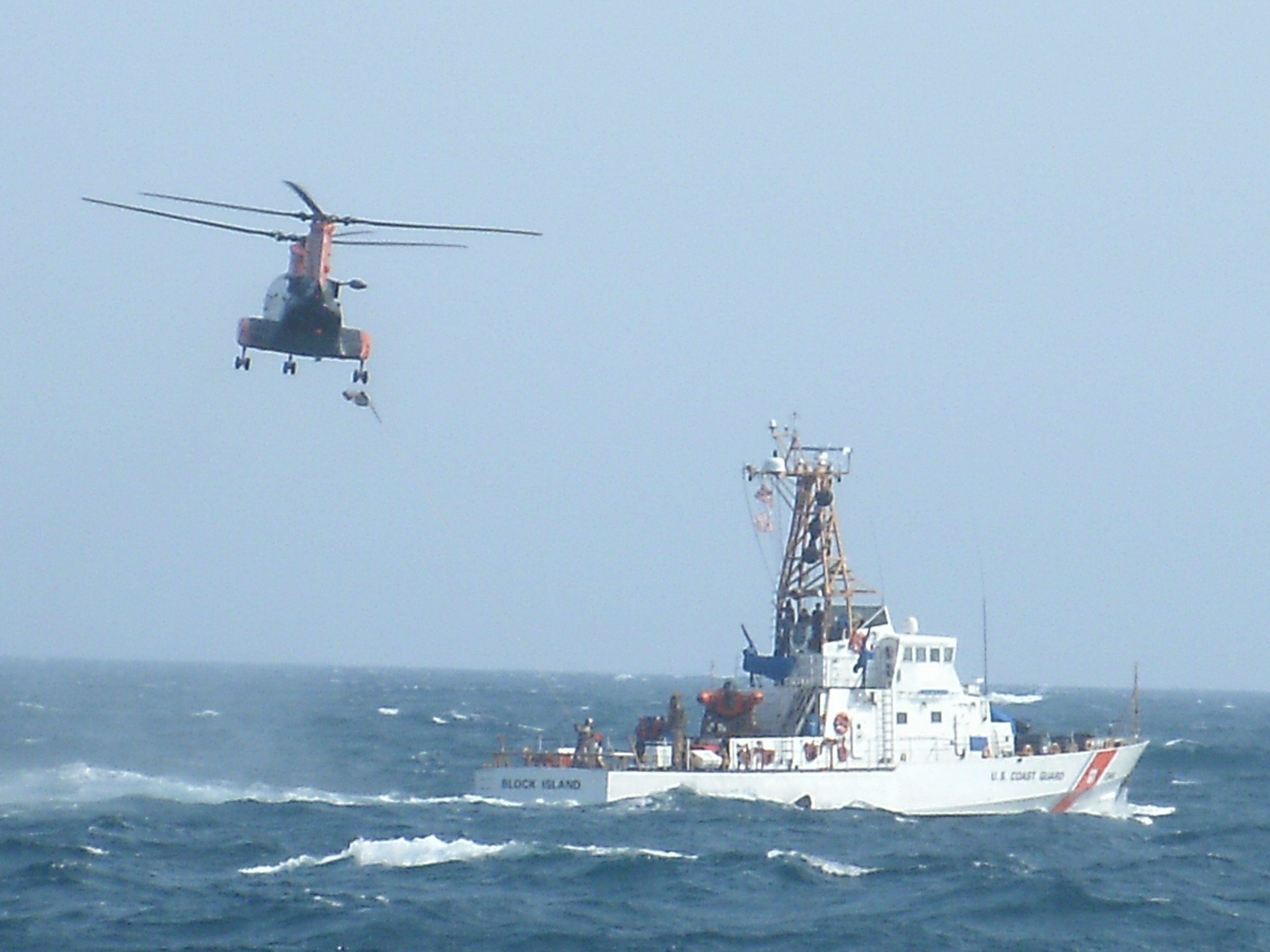 2432x1824 File:United States Coast Guard Cutter Block Island and Helicopter.jpg