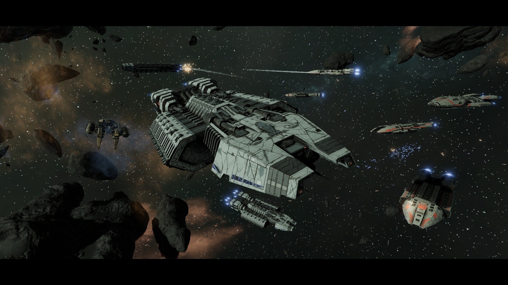 1920x1080 In Battlestar Galactica: Deadlock, battlestar-class multi-role carrier  ships are the newest ships in the Colonial fleets. Black Lab  Games/Slitherine. “