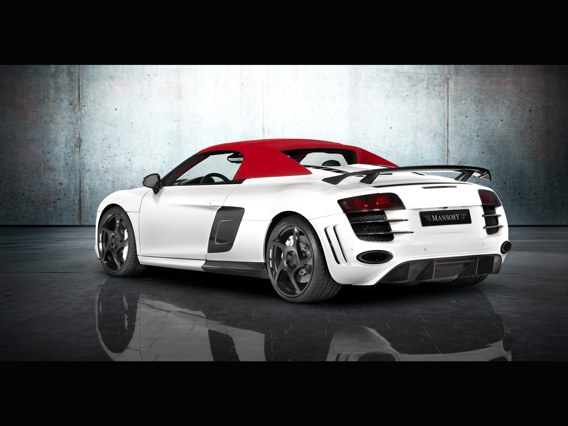 1920x1440 2012 Mansory Audi R8 Spyder - Rear And Side Top Up -  - Wallpaper