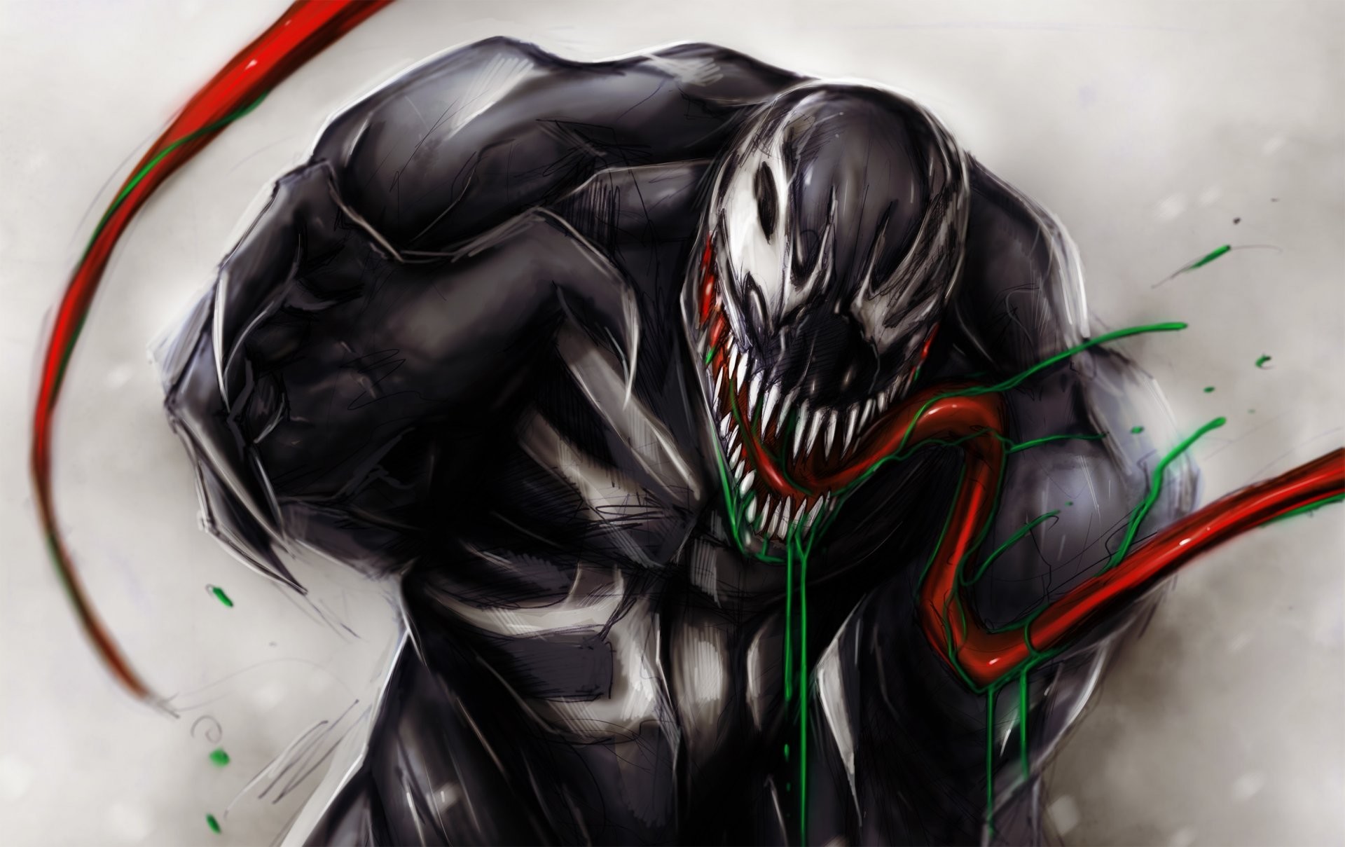 1920x1209 cletus kasady venom symbiote carnage marvel comics fall english art