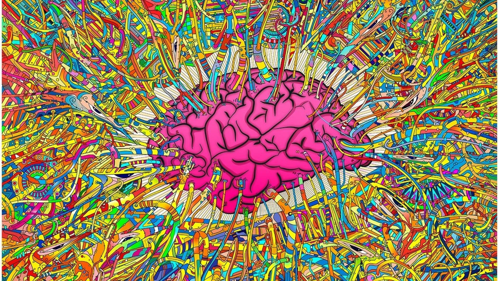 1920x1080 Brain Imagination Wallpaper