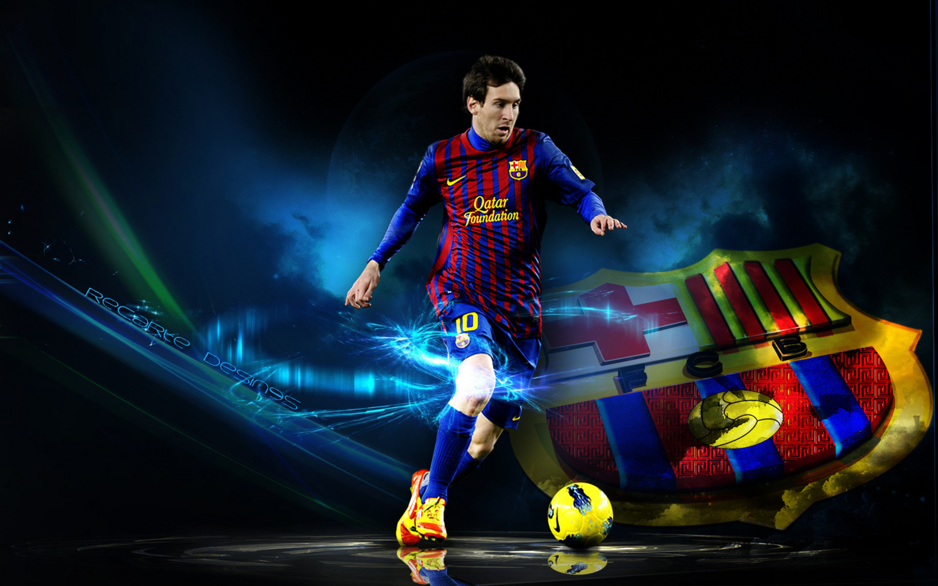 1920x1200 Lionel Messi Widescreen Background
