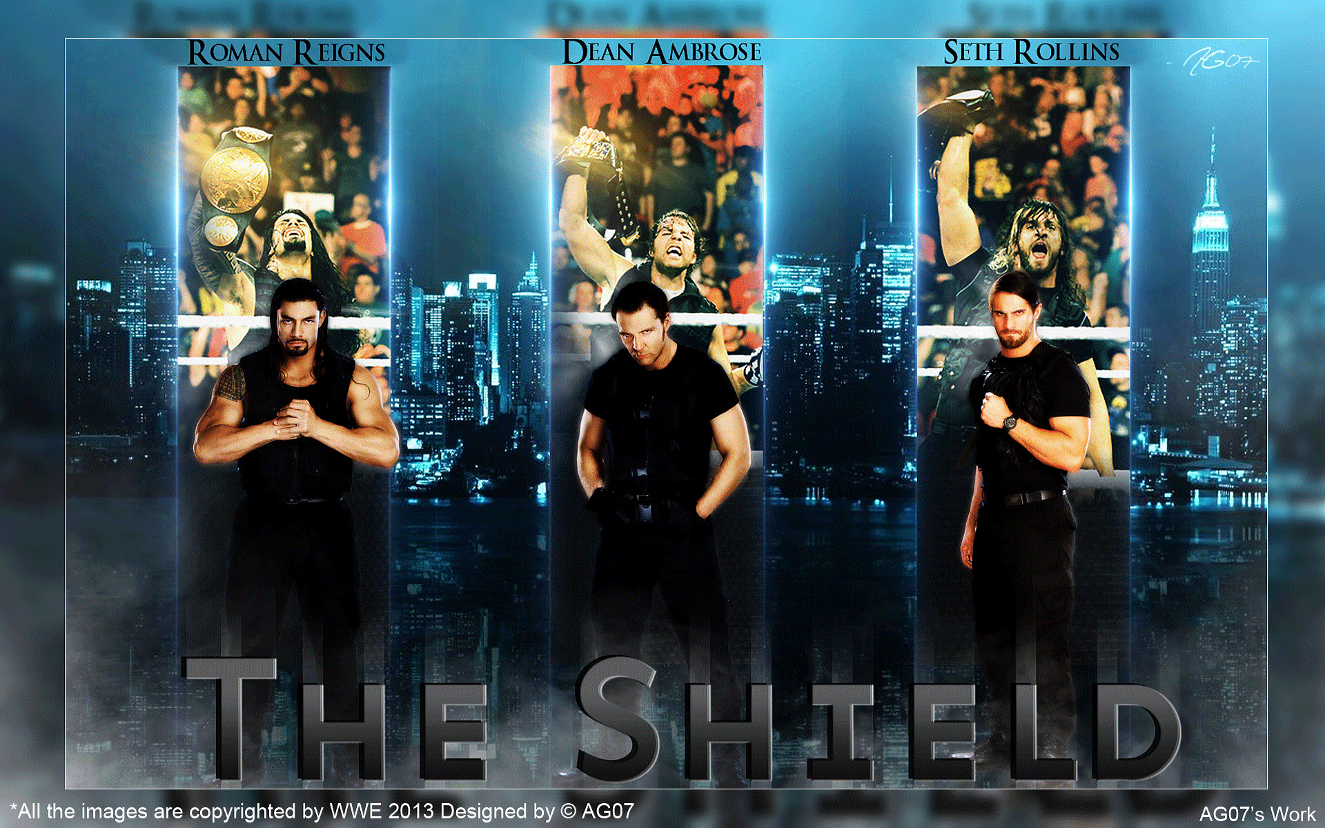 1920x1200 The Shield WWE. by Aakash07 ...
