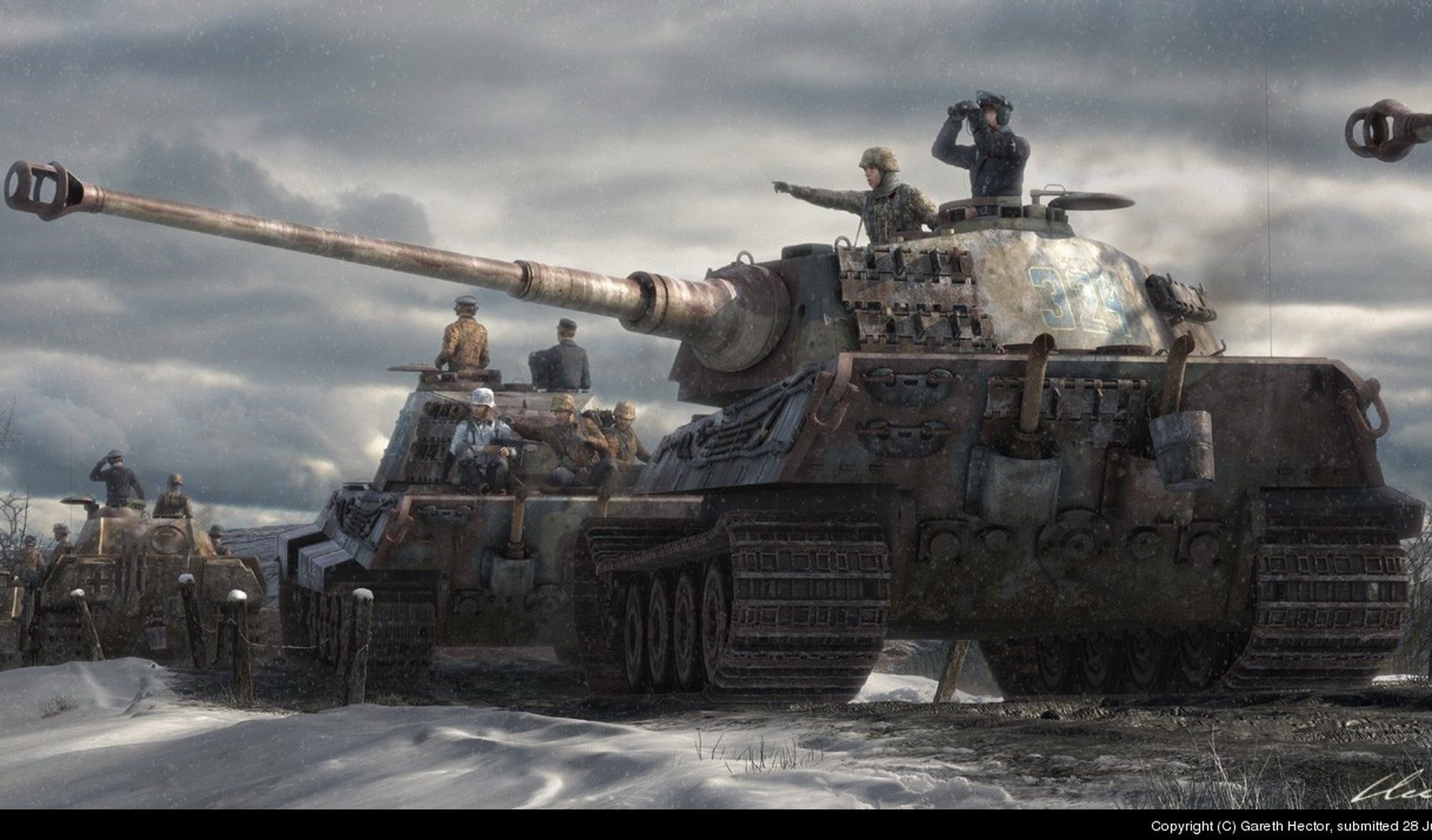 2434x1428 wallpaper tanks Â· King Tiger