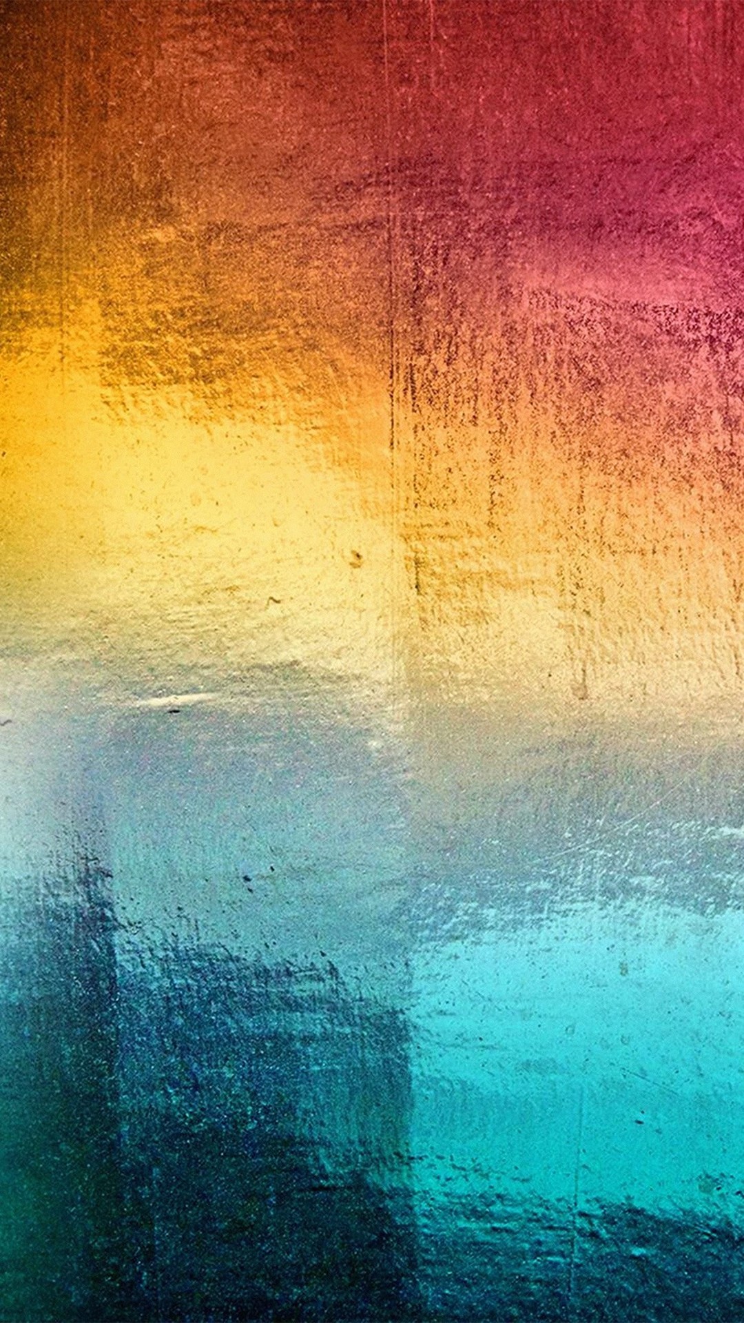 1080x1920 Samsung Rainbow Art Window Ice Winter Pattern iPhone 6 wallpaper