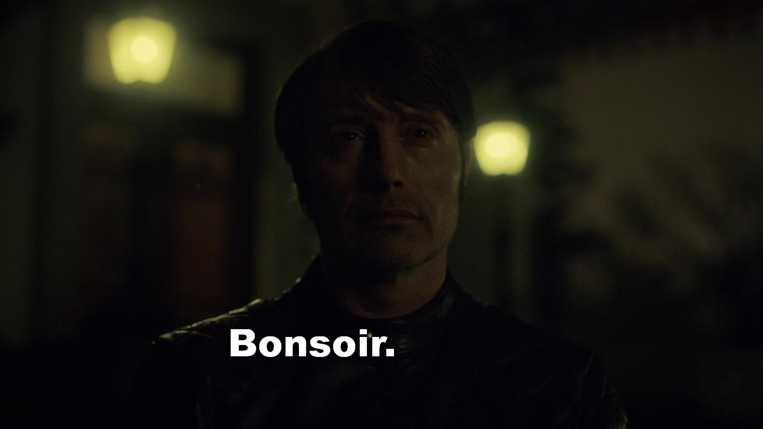 2560x1440 Bonsoir to you too, Hannibal. I loved the episode. This season is going