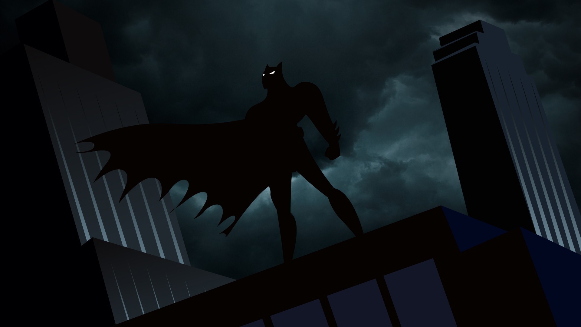 1920x1080 Batman, Animated Series, Gotham City Wallpapers HD / Desktop and Mobile  Backgrounds