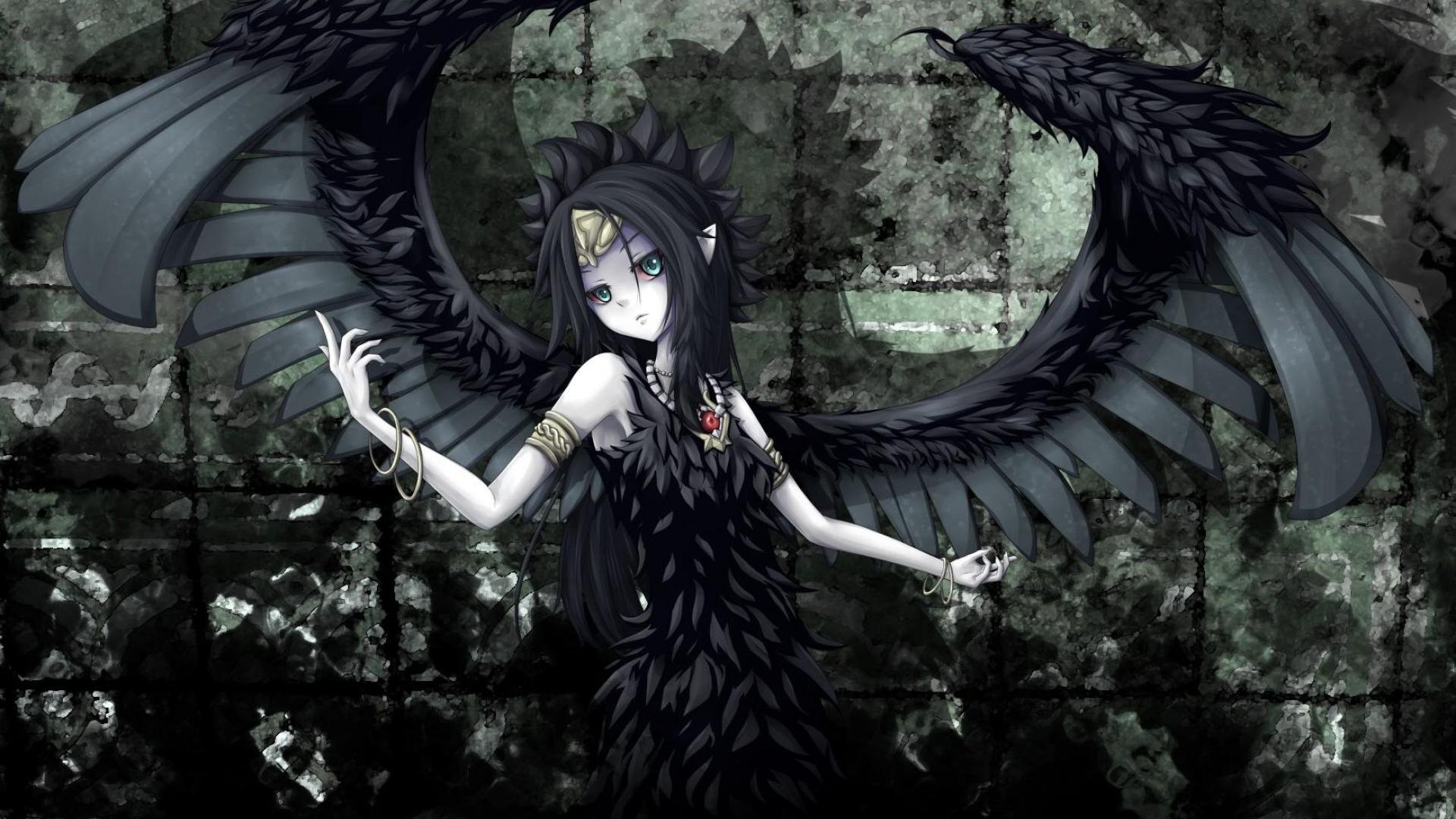 1920x1080 ... dark anime angels images anime dark angels wallpaper and .