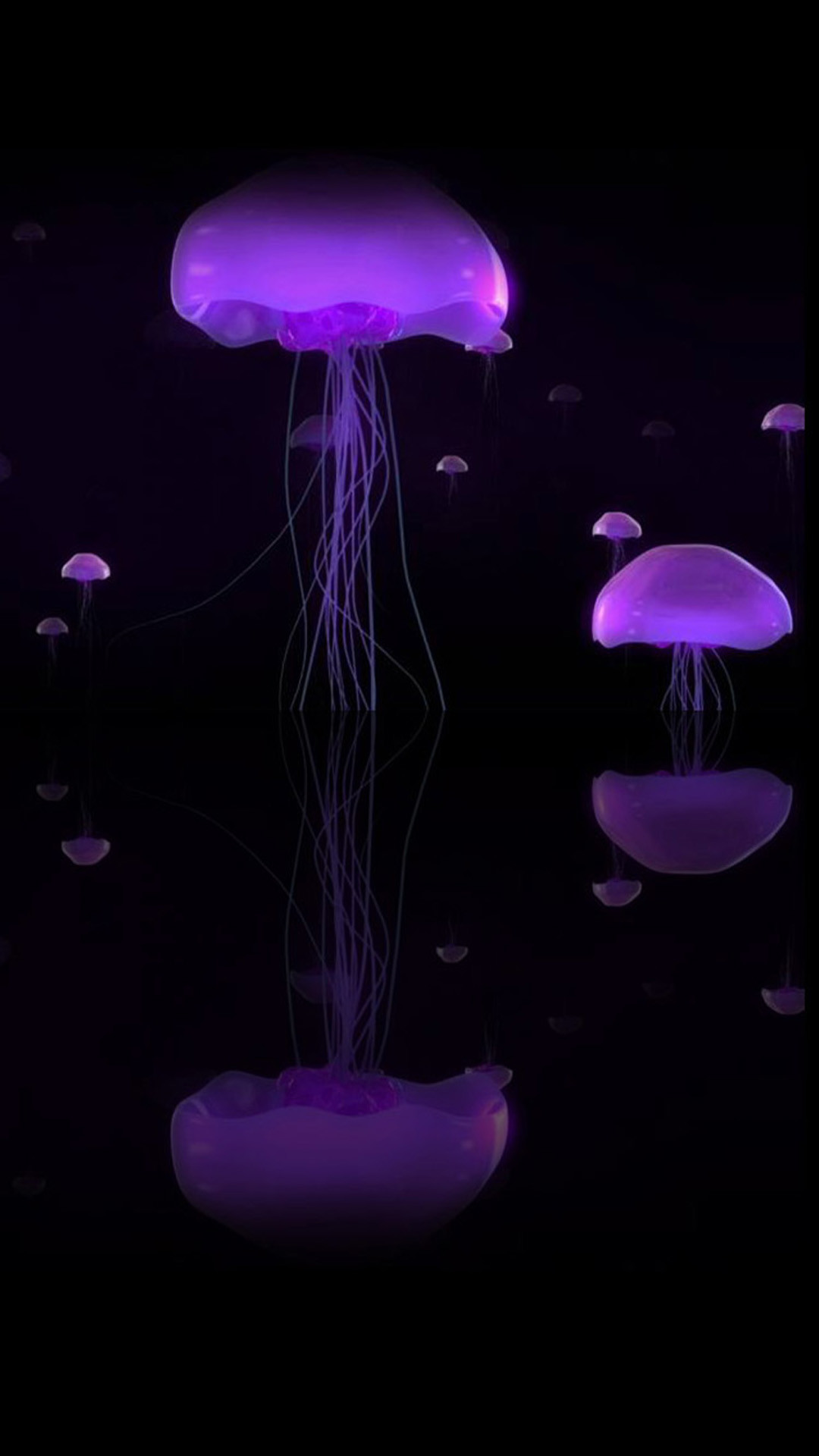 1080x1920 3D purple mushroom iPhone 6 Wallpaper and iPhone 6 Plus Wallpapers