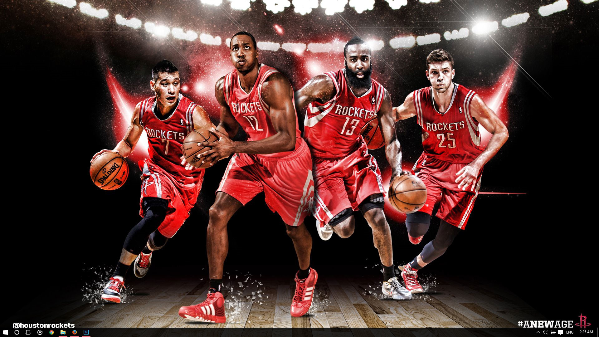 1920x1080 ... recent franchise acquisition of James Harden to fear the beard, other  players showing off the Rockets uniform, as well as their historic moments.