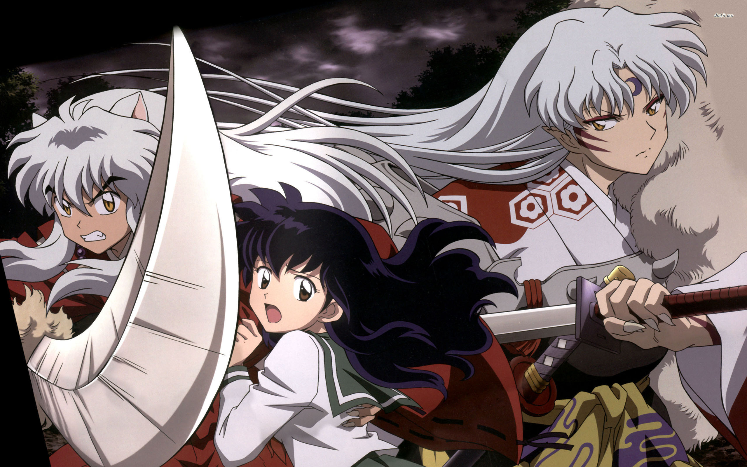 2560x1600 1920x1080 Download Anime HD Wallpapers Background Image inuyasha kagome  girl brunette dream tree 41238 1920x1080