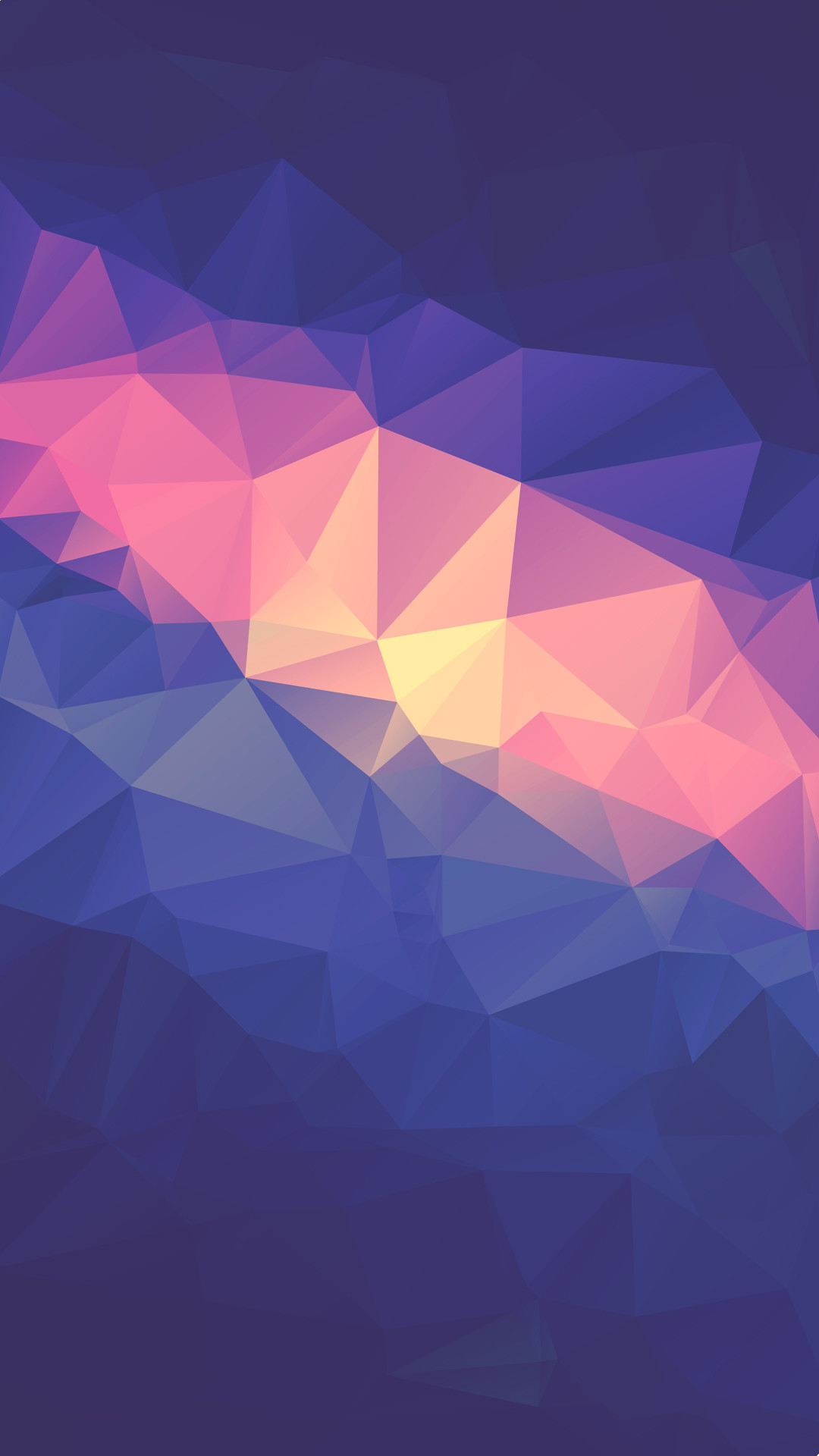 1080x1920 Neon Low Poly Triangles iPhone 6+ HD Wallpaper ...