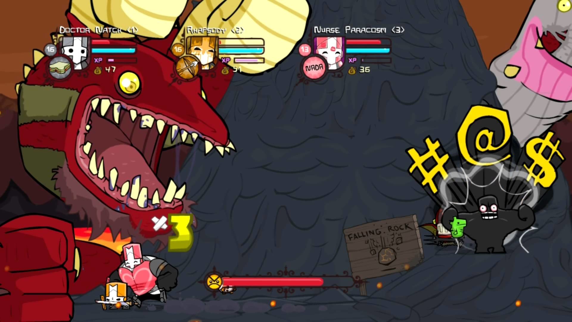 1920x1080 Castle Crashers Ep 10: Here ends the Puppet Master .