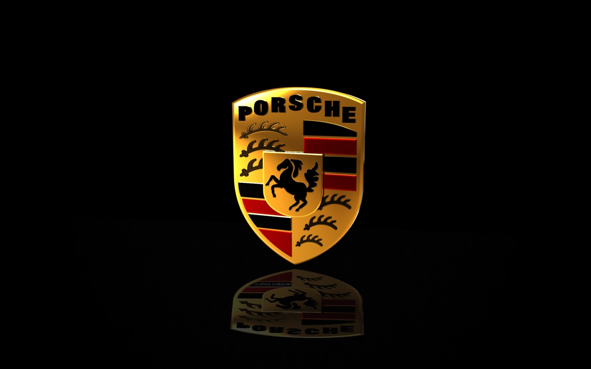 1920x1200 Porsche Logo Widescreen Wallpaper 