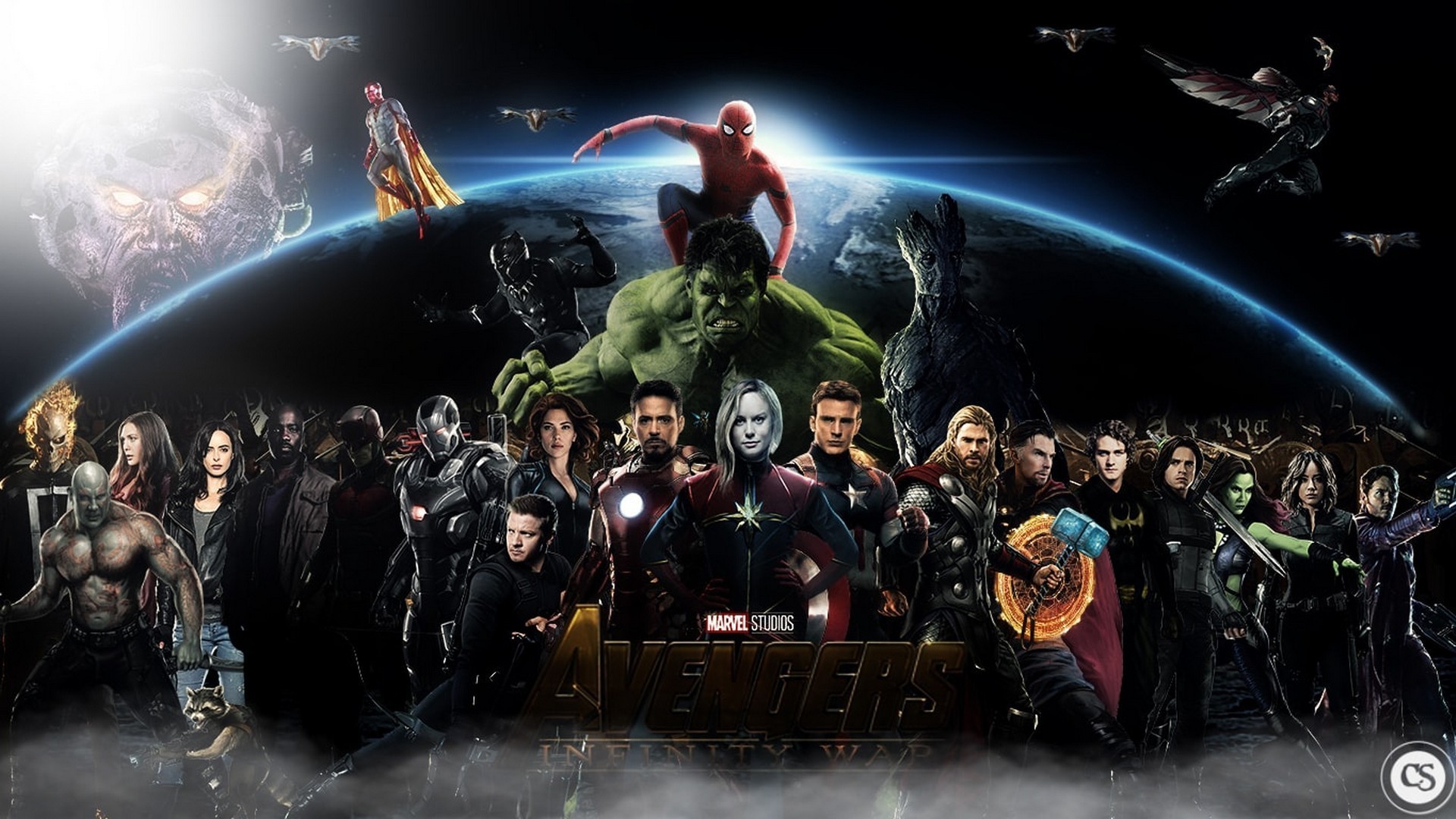 1920x1080 Wallpaper HD Avengers Infinity War Characters 