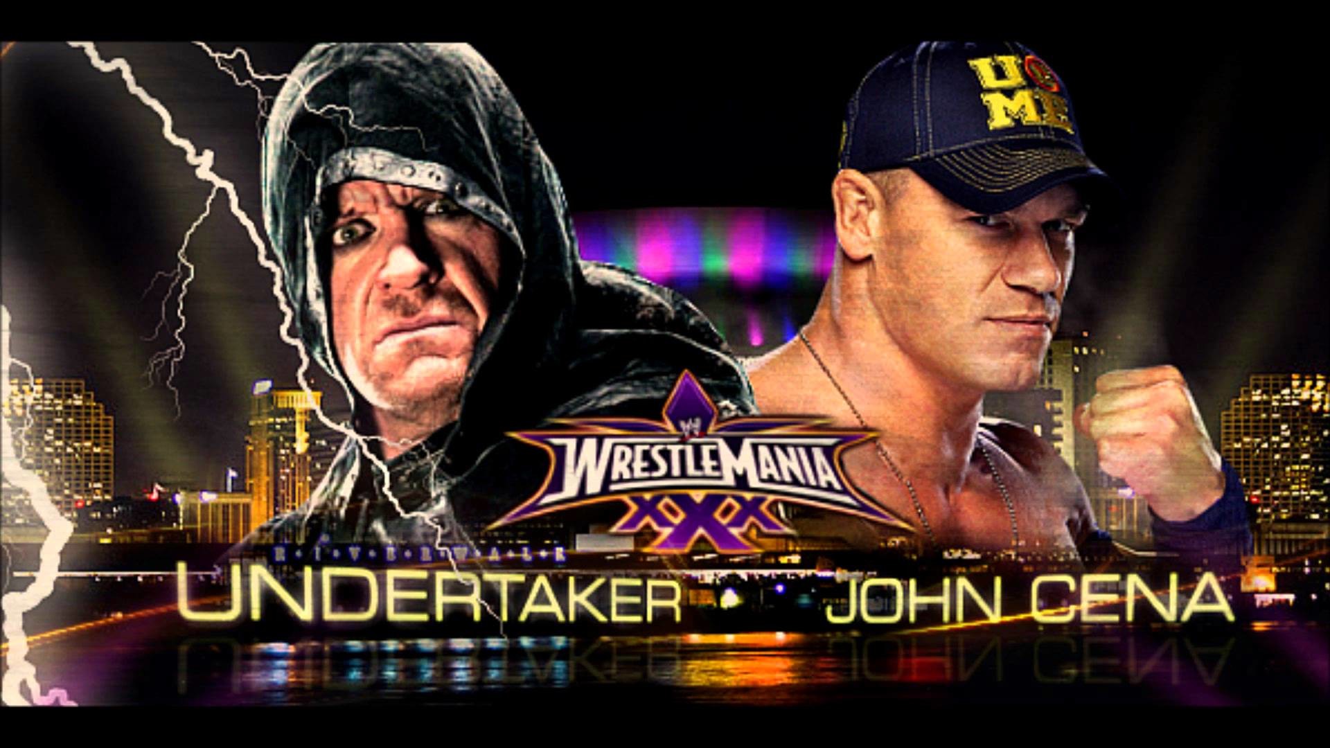 1920x1080 The Undertaker vs John Cena