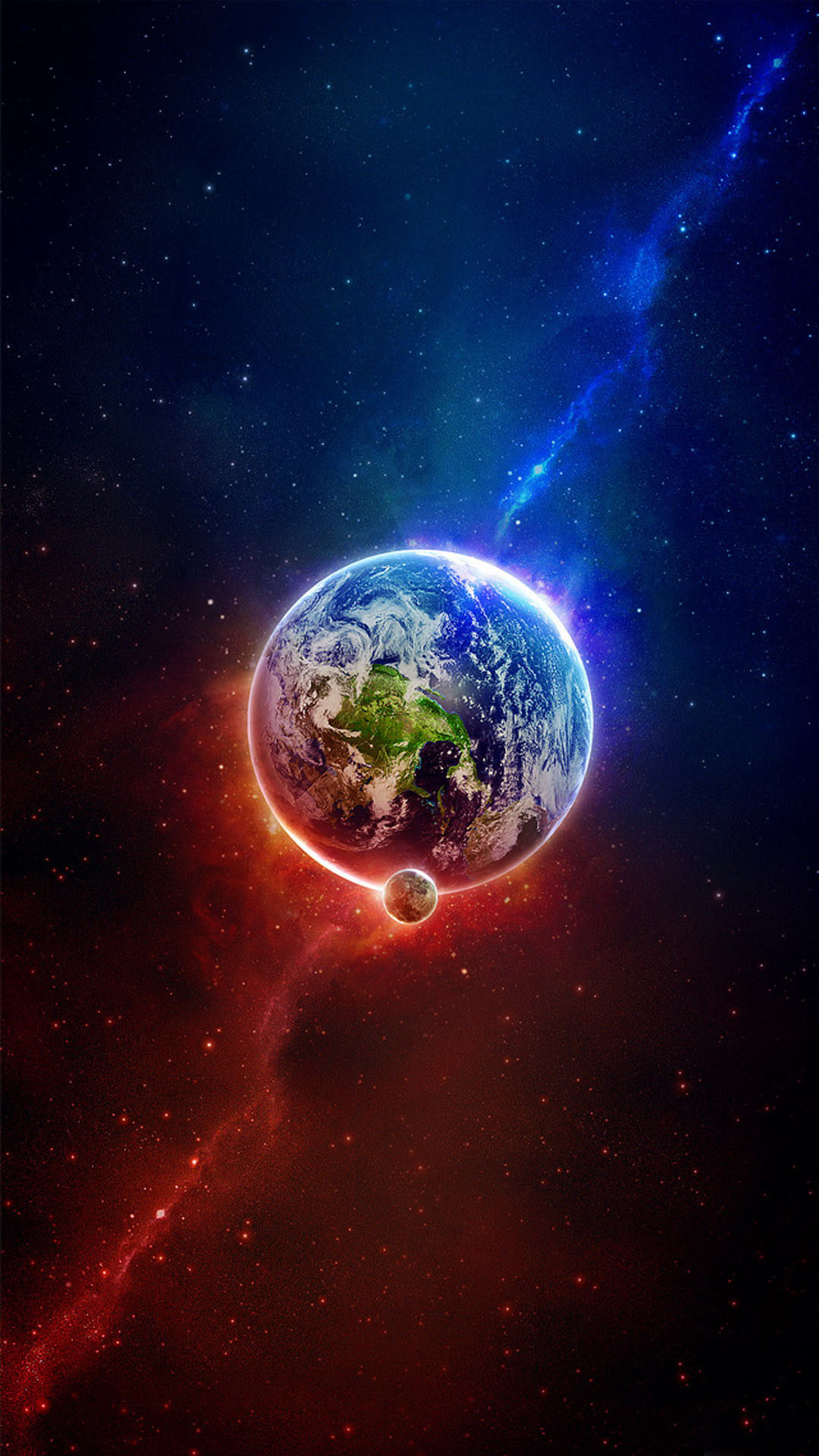1080x1920 Download the Android Space earth android wallpaper wallpaper