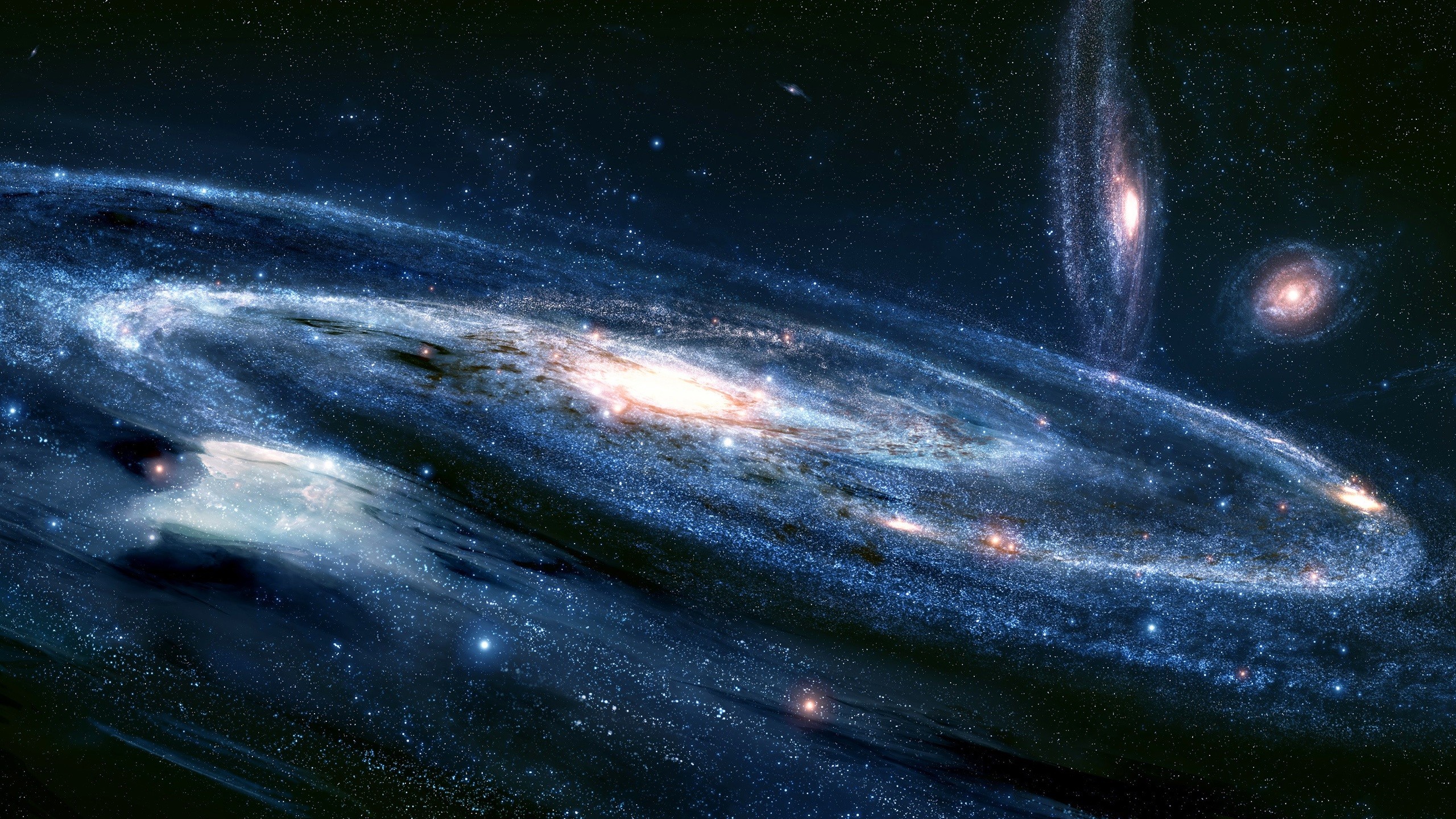 2560x1440 Beautiful Space The Universe Stars Galaxies Nebula  :  Wallpapers13.com