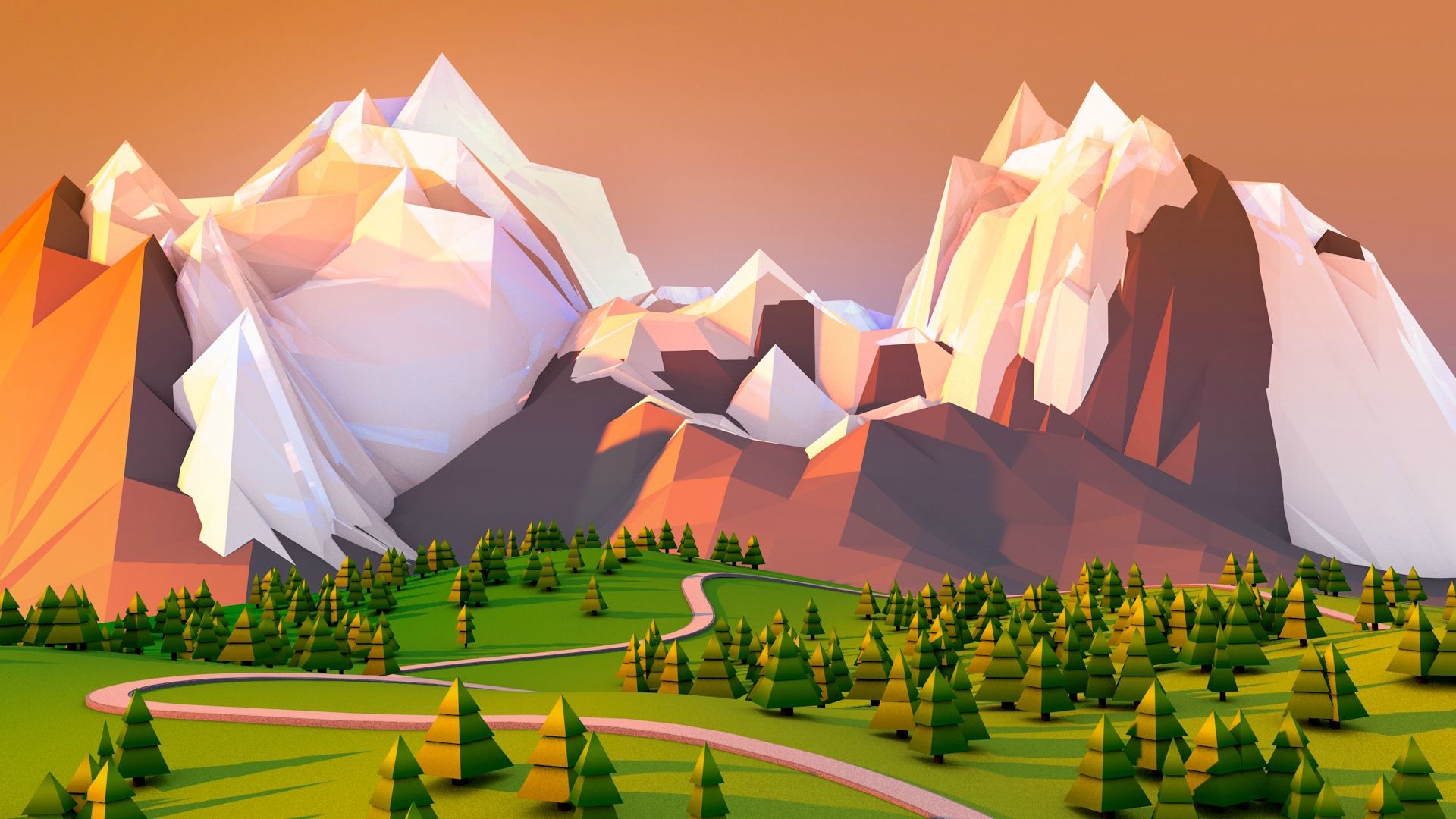 Low Poly Wallpapers 79 Images