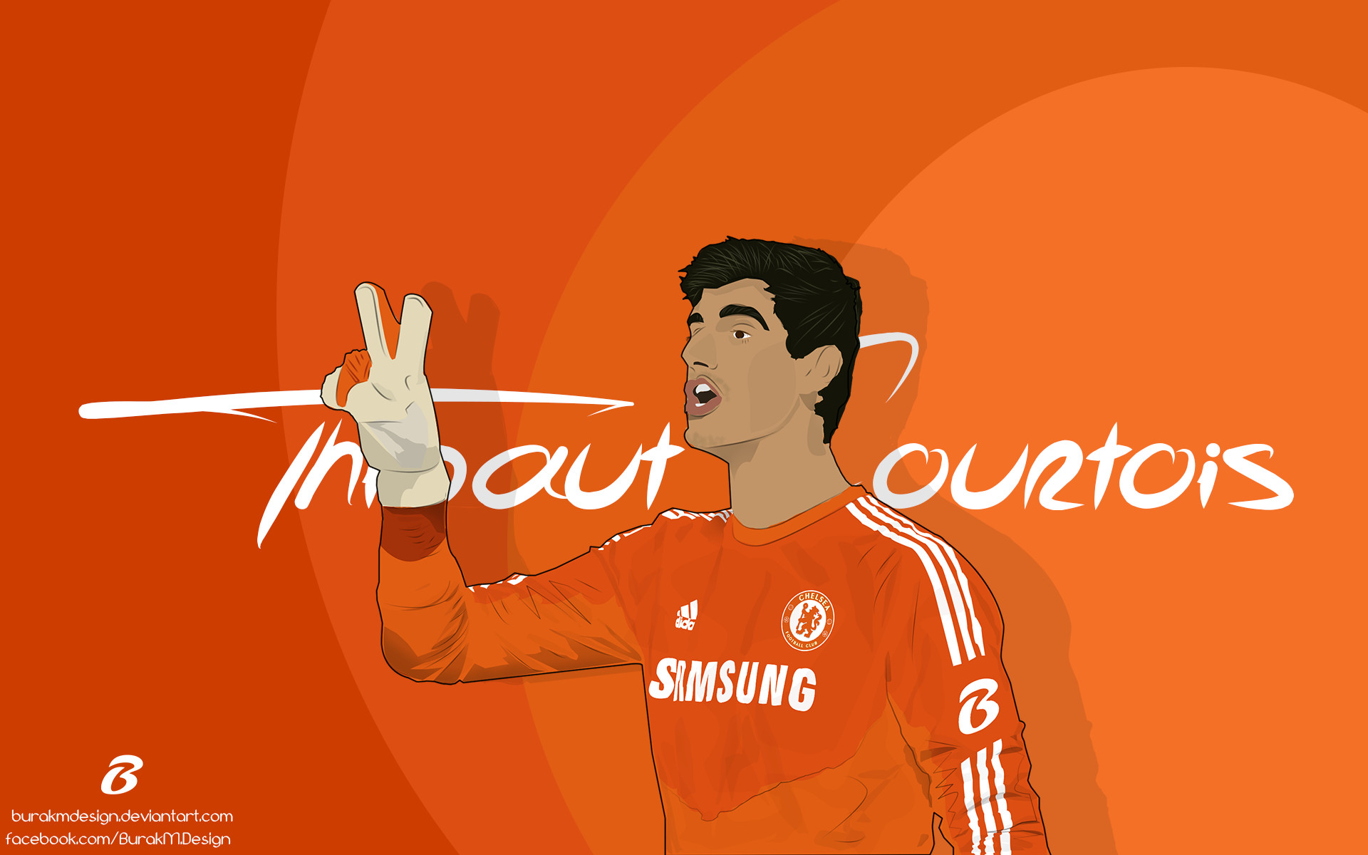 1920x1200 Thibaut Courtois Vector and Wallpaper by BurakMDesign Thibaut Courtois  Vector and Wallpaper by BurakMDesign