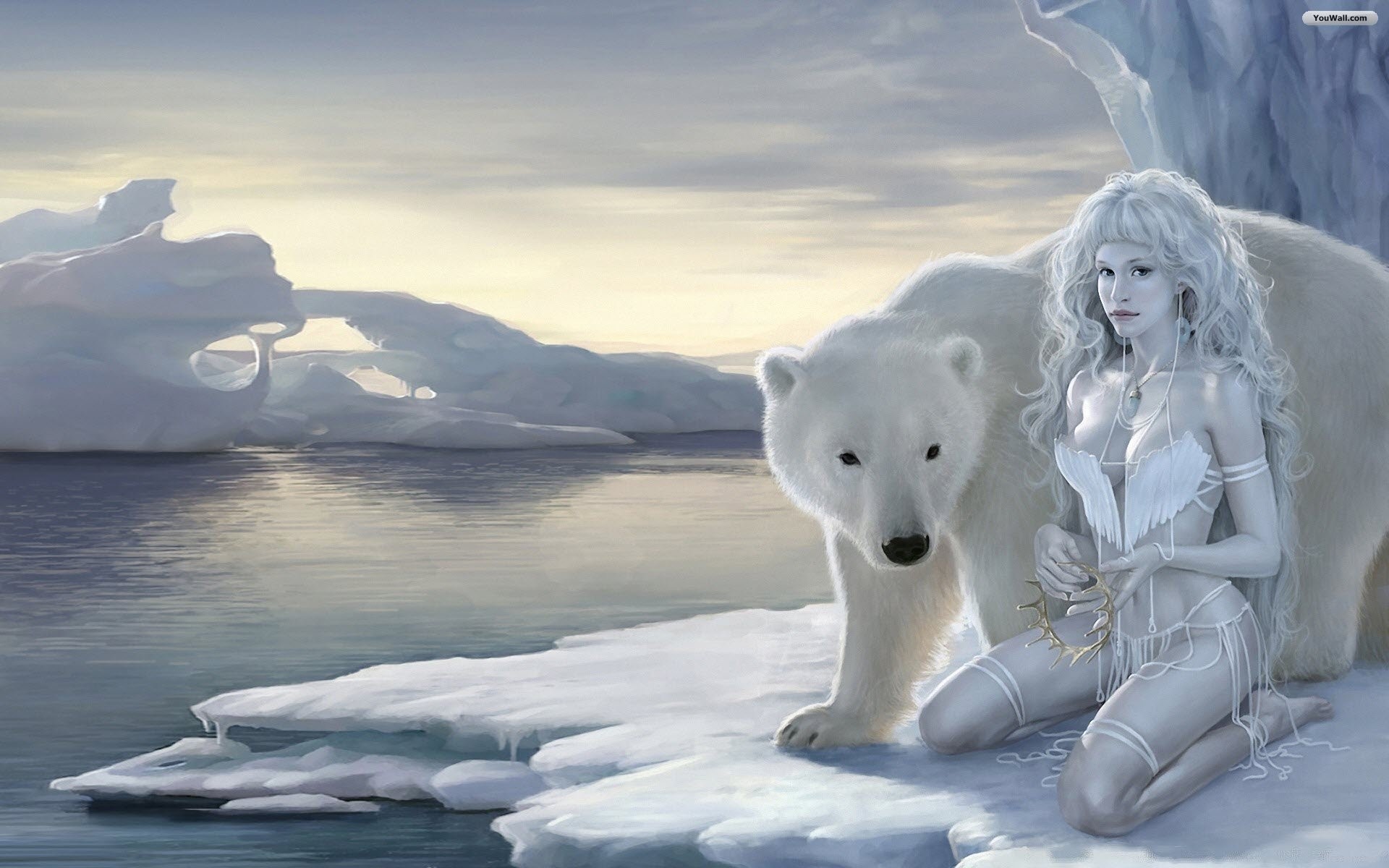 1920x1200 Polar Bear