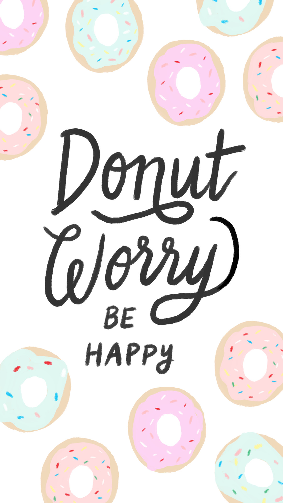 1080x1920 iphone-donut-worry.png (1080Ã1920) | Wallpapers | Pinterest | Wallpaper,  Donuts and Phone