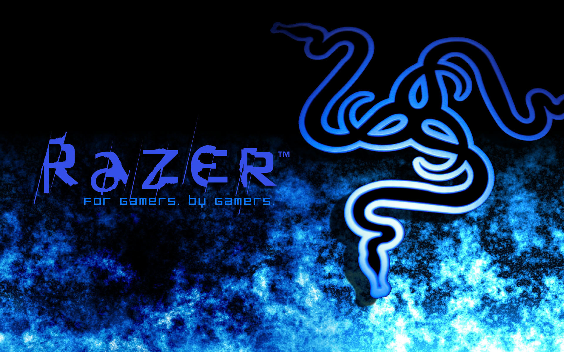 1920x1200 razer logo blue hd - photo #10