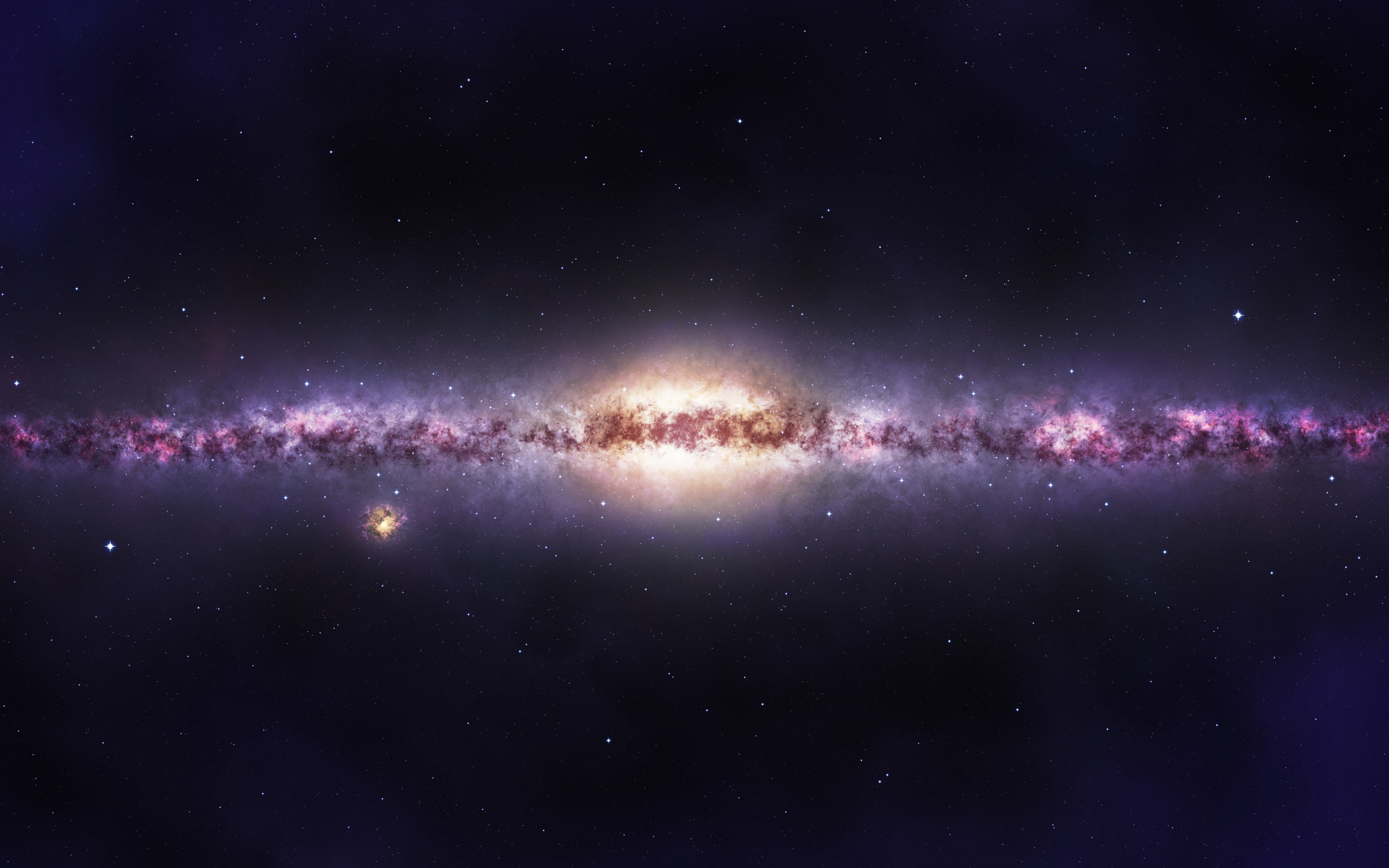 2880x1800 Atmosphere, Universe, Outer Space, Galaxy, Spiral Galaxy Wallpaper in   Resolution