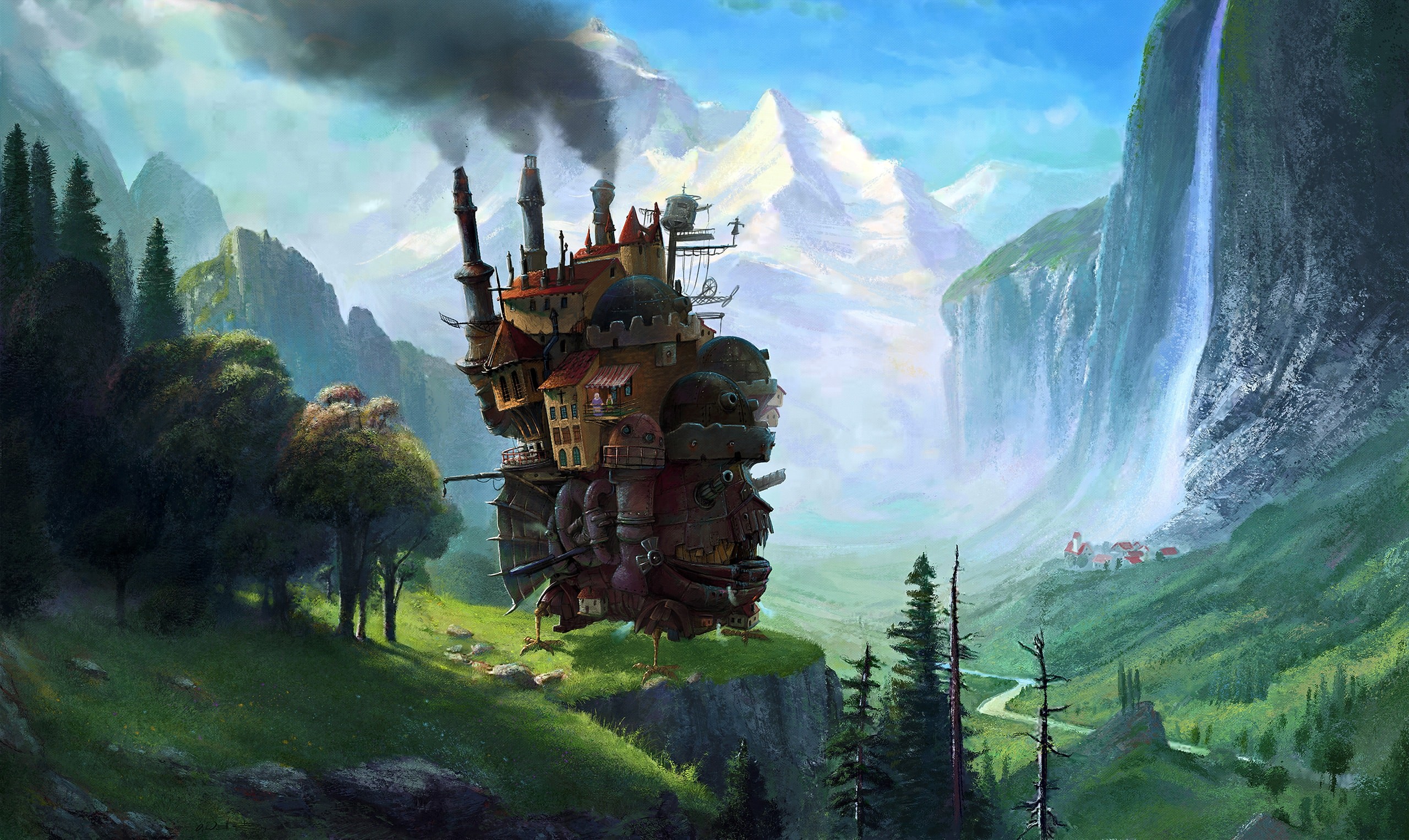 2560x1527 Howl's Moving Castle