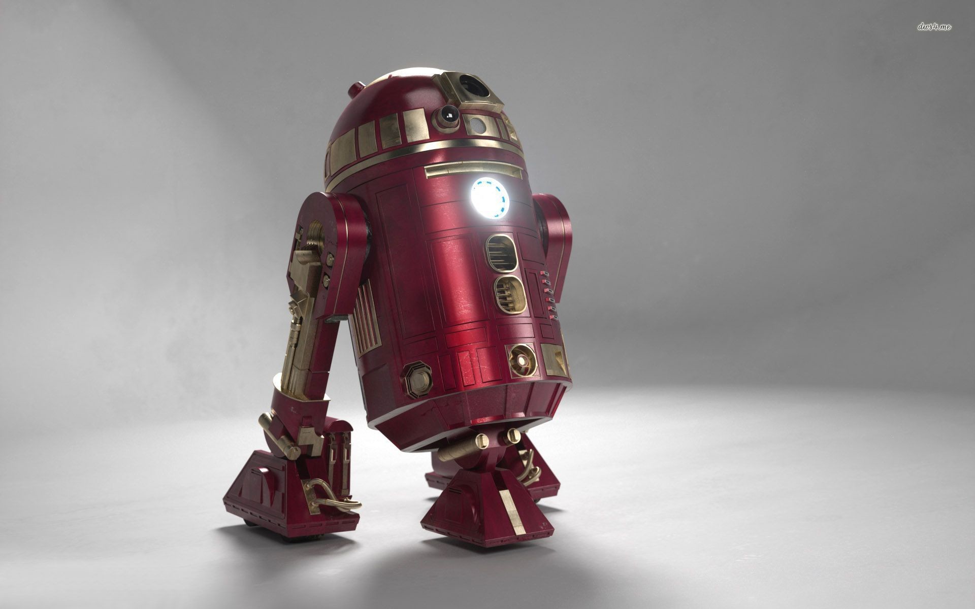 1920x1200 R2d2 In Iron Man Colors Images HD Wallpaper Movie #93930 Wallpaper