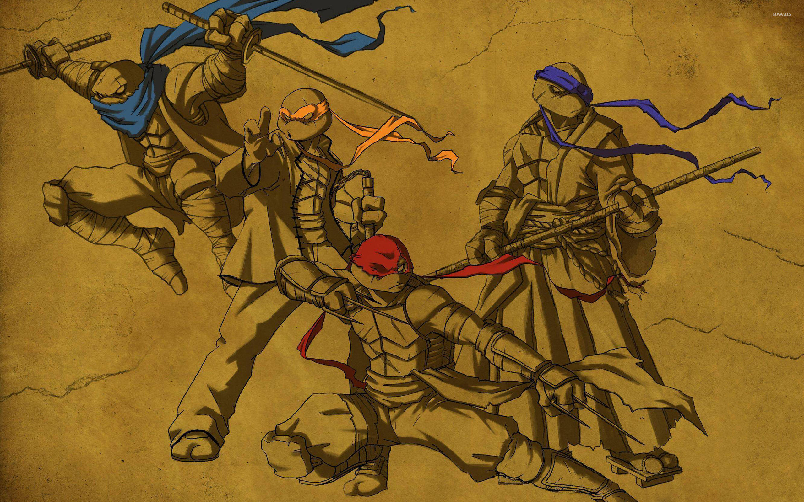 2560x1600 Ninja Turtles Wallpaper For Android With A Bright Color Ninja Â· NinjasTeenage  Mutant ...