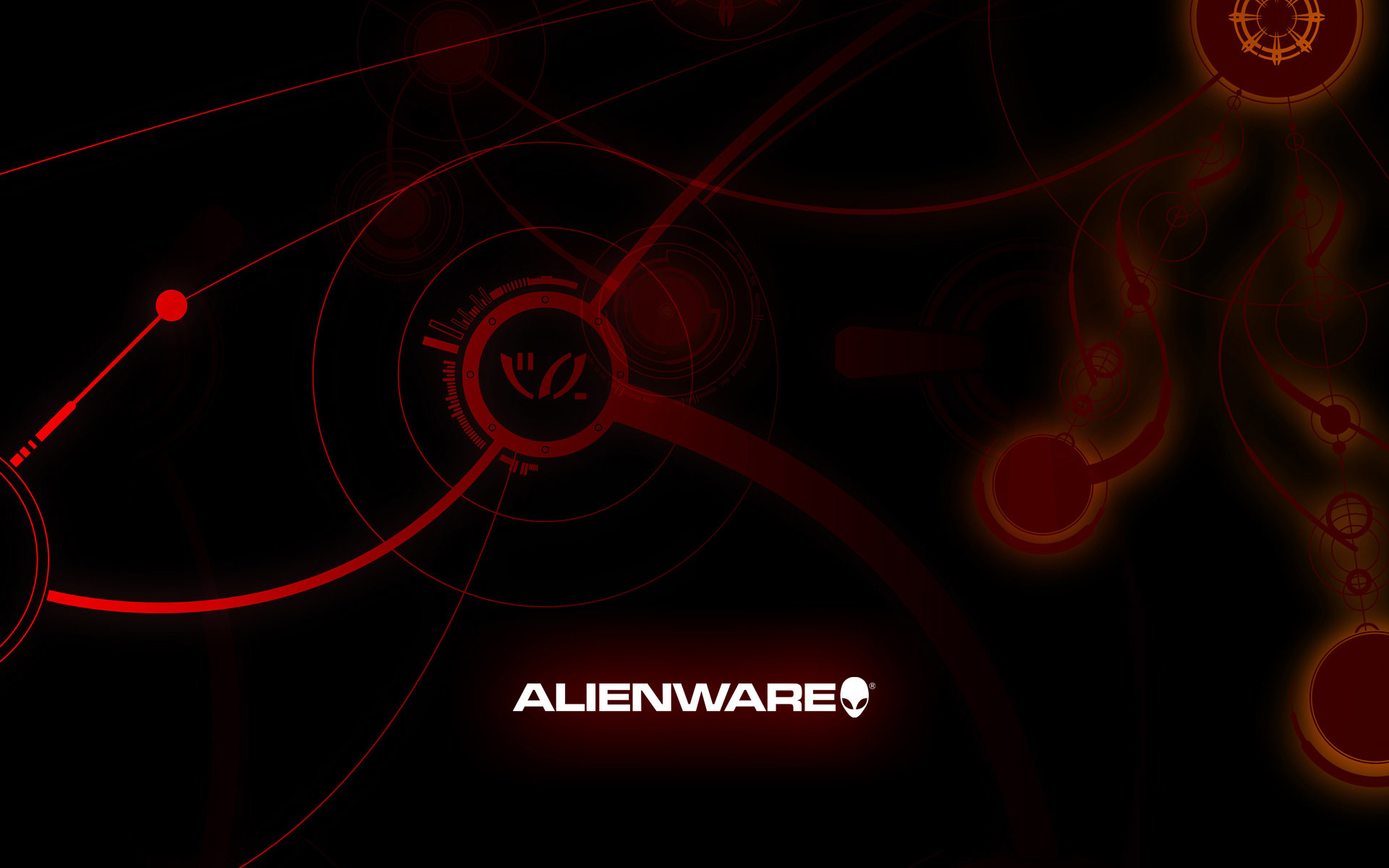 1920x1200 Alienware Desktop Background Red Basic Design 