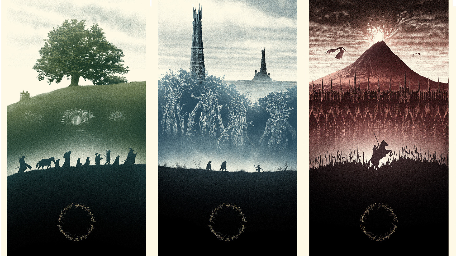 1920x1080 Lord of the Rings wallpaper, by Marko Manev [] ...