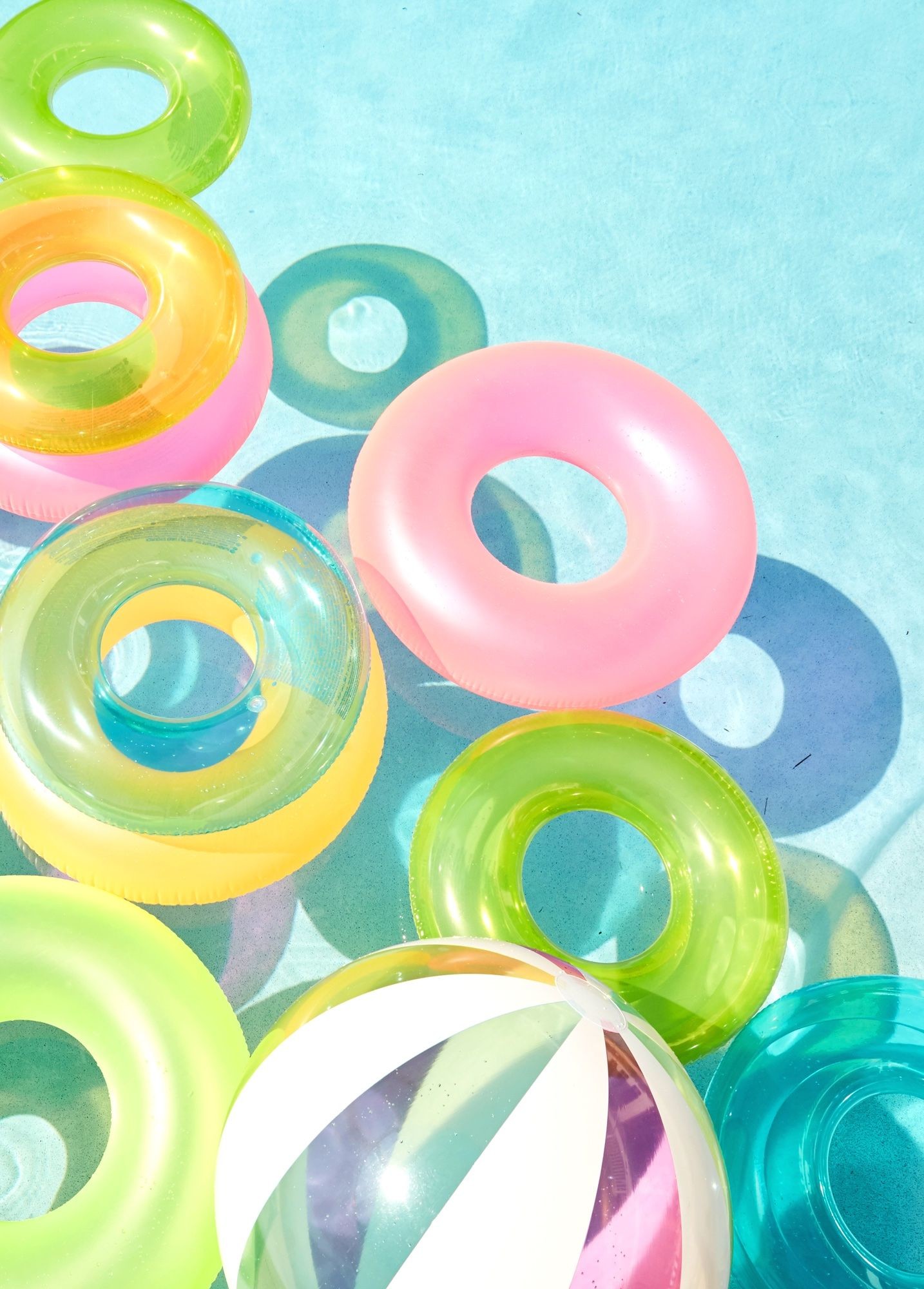 1434x2000 Fun girly pool party inspiration. Loving this fun color combination of  intertubes.