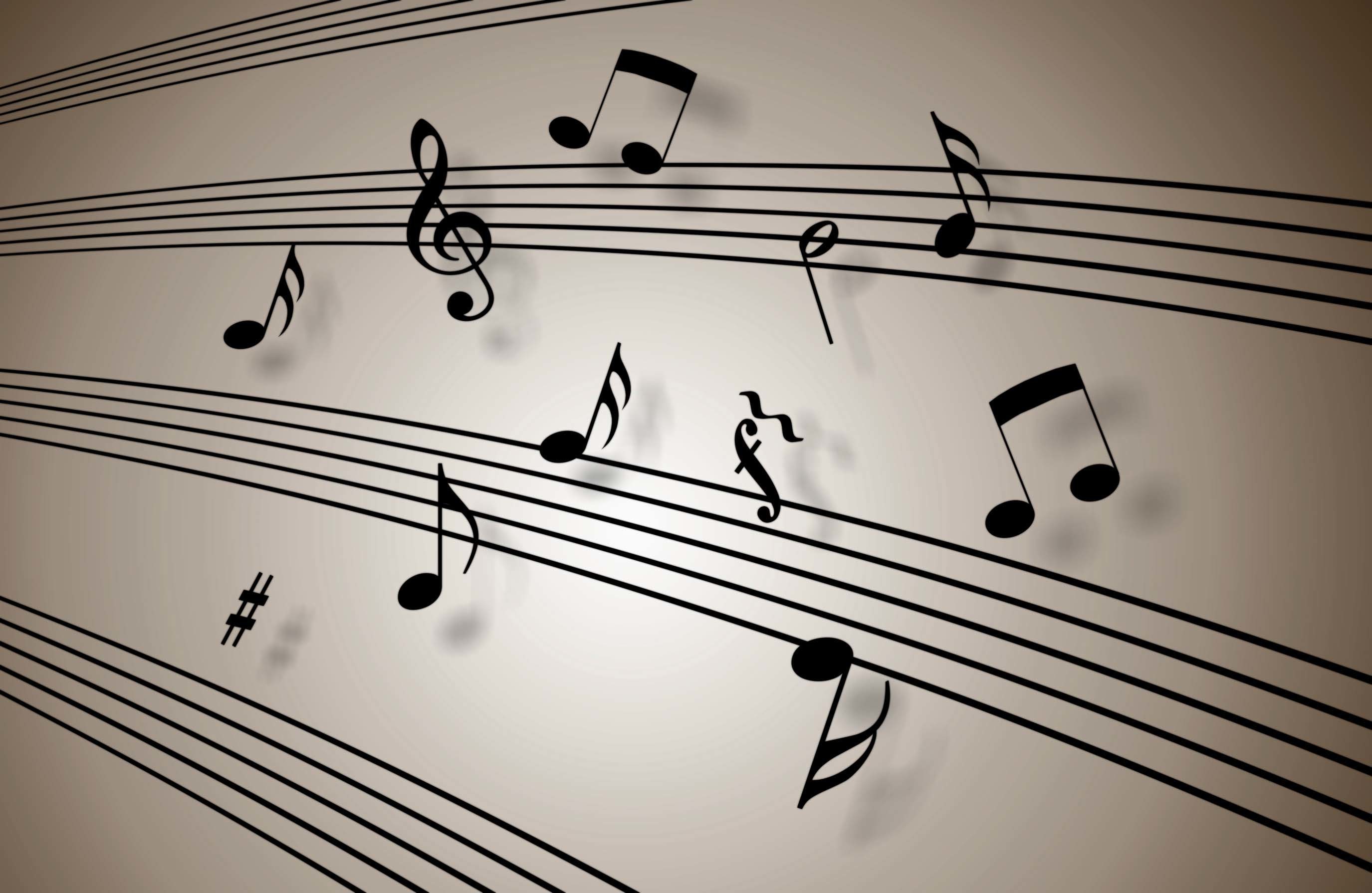 2750x1790 Free Music Notes Wallpaper 16210