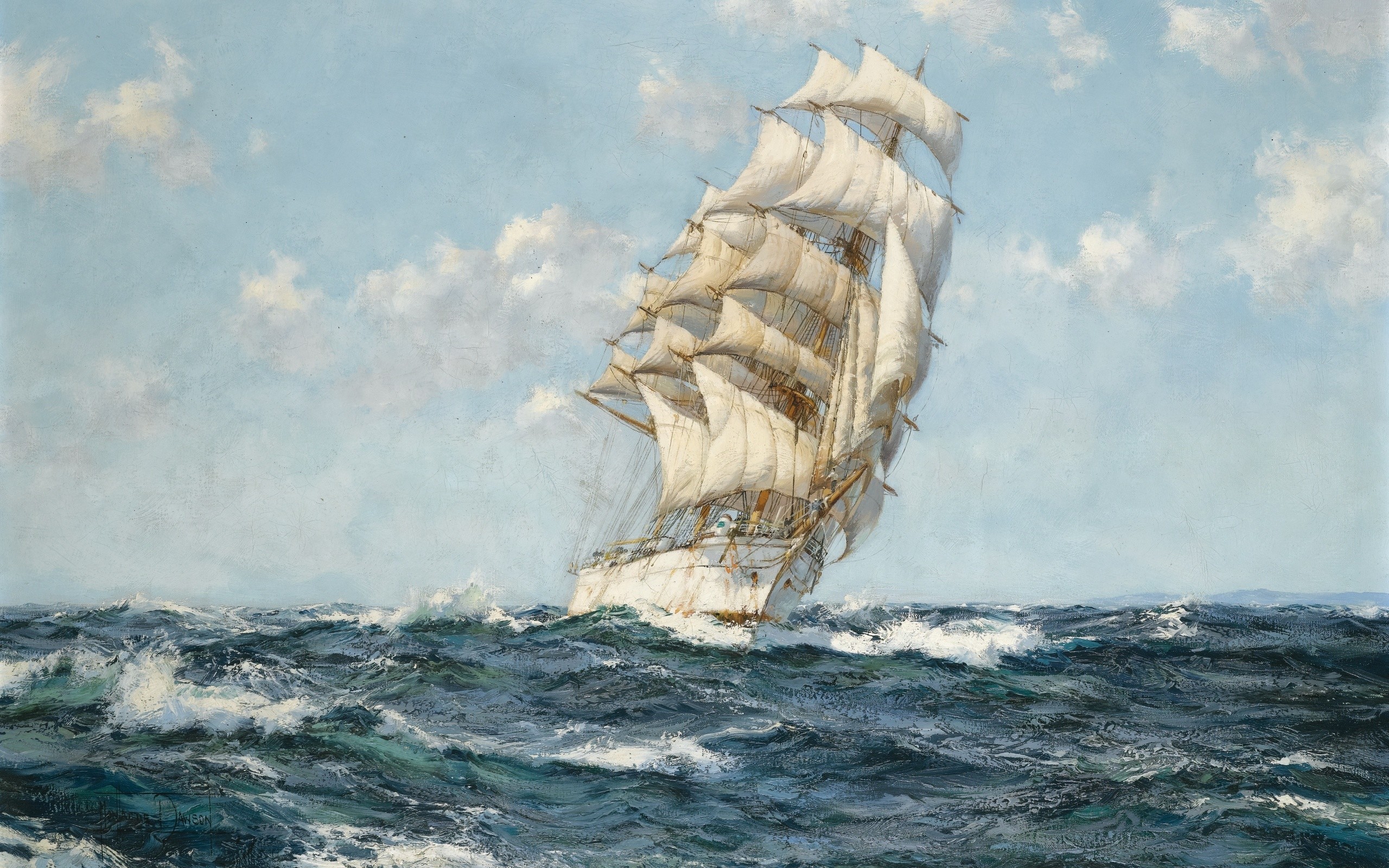 2560x1600 Artistic - Sailing Ship Wallpaper