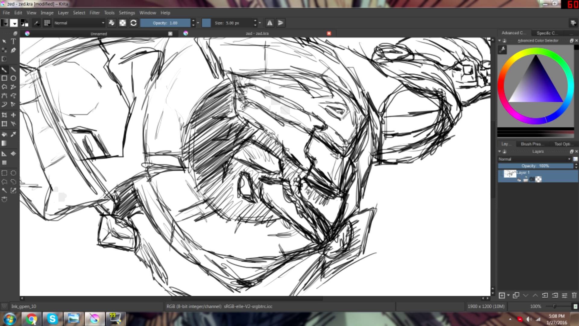 1920x1080 Drawing PROJECT ZED just a quicky