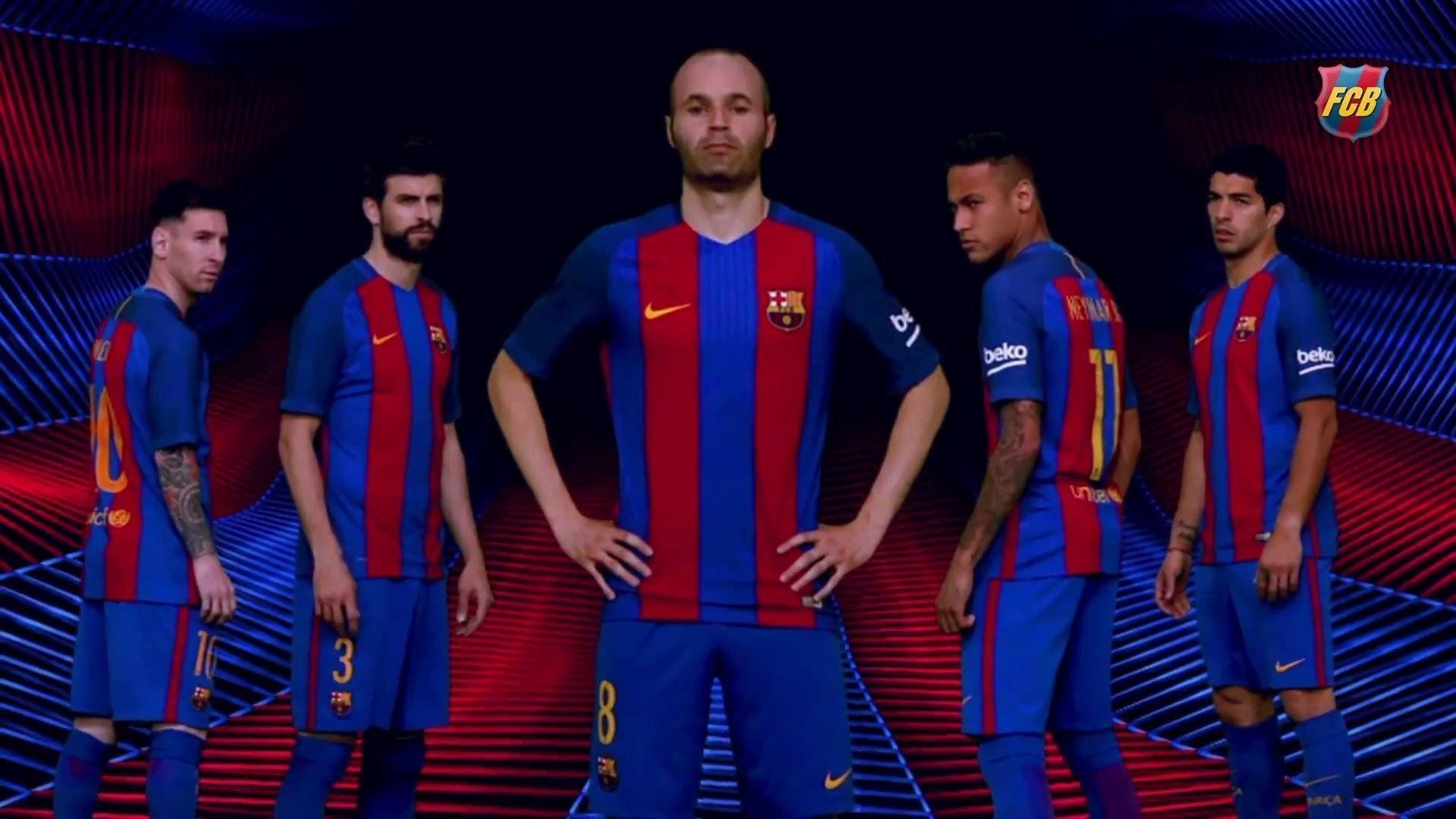 1920x1080 FC Barcelona uniforme 2016 - 2017 - YouTube