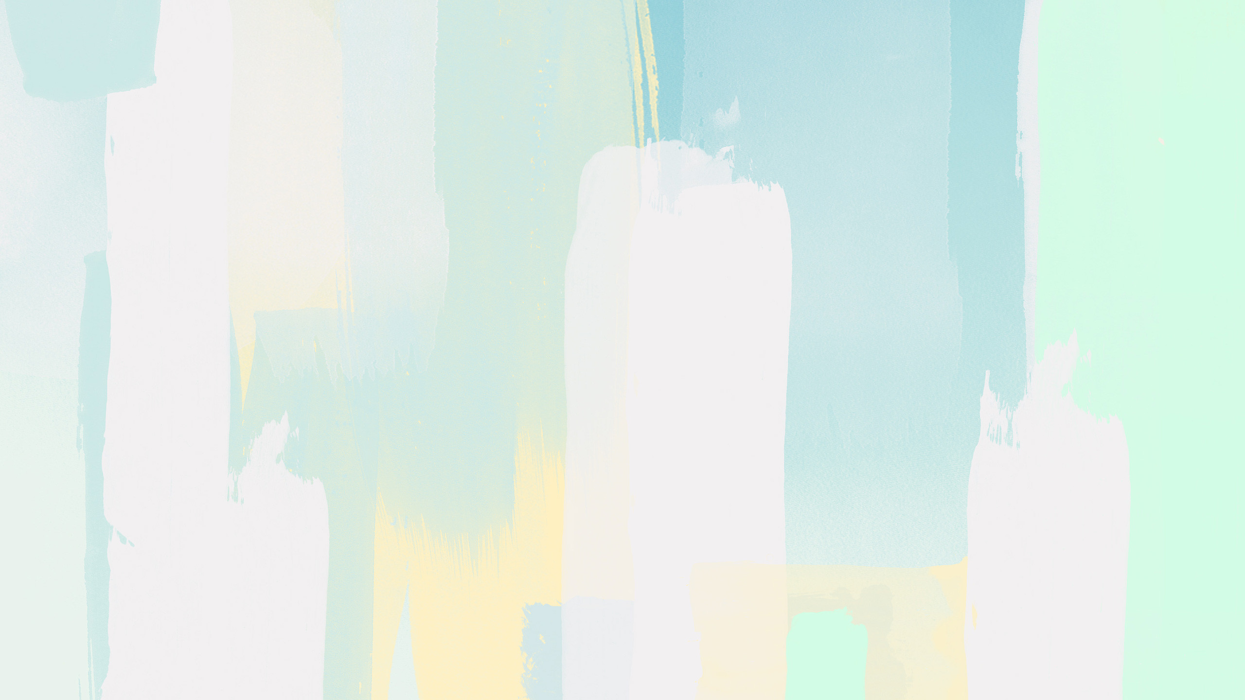 2560x1440 I like the calming and casual brush strokes but would want the colors  changed. Original Â· Blue YellowMint GreenBrush StrokesWallpaper ...