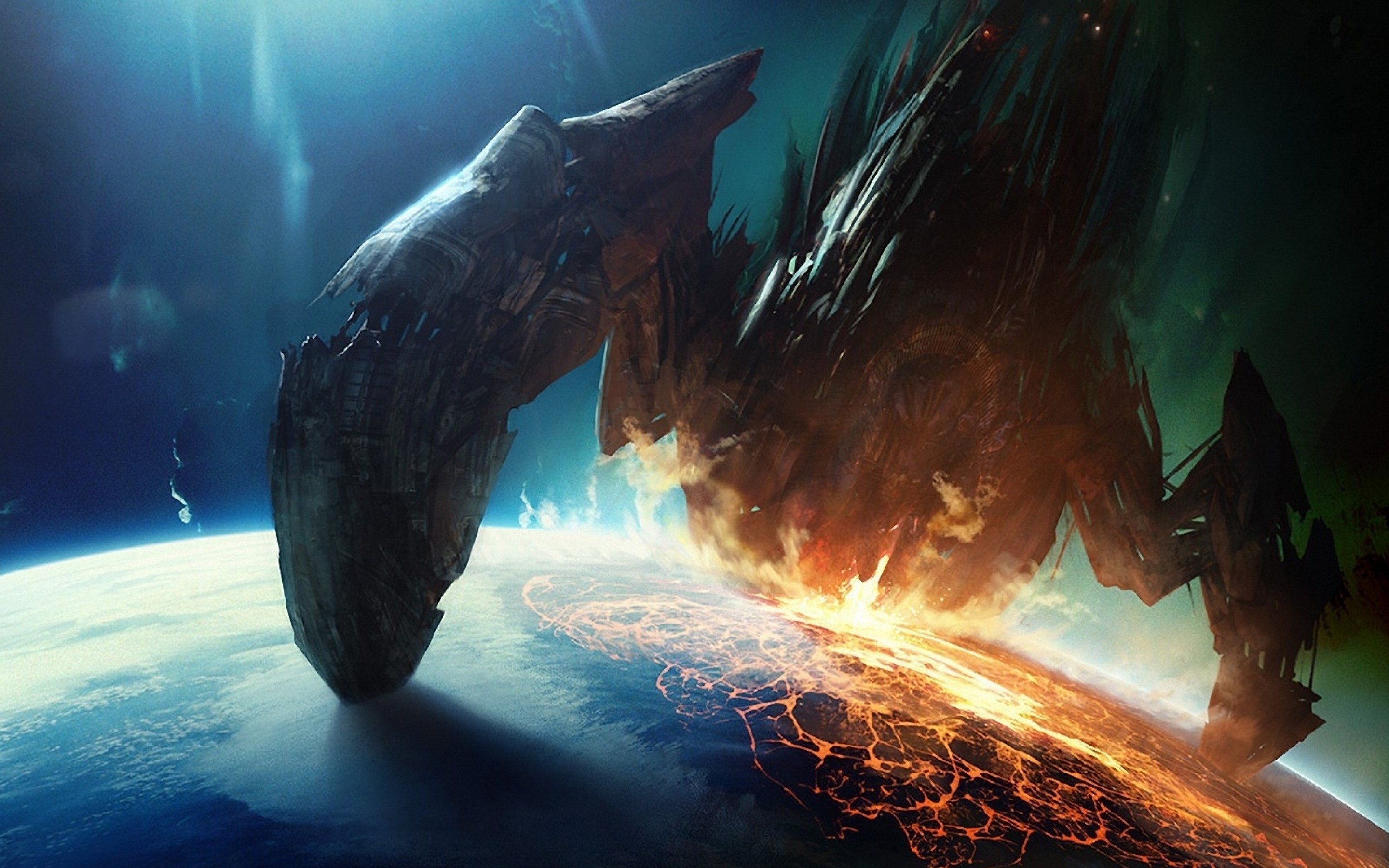 2880x1800 Mass Effect 3 Leviathan wallpaper