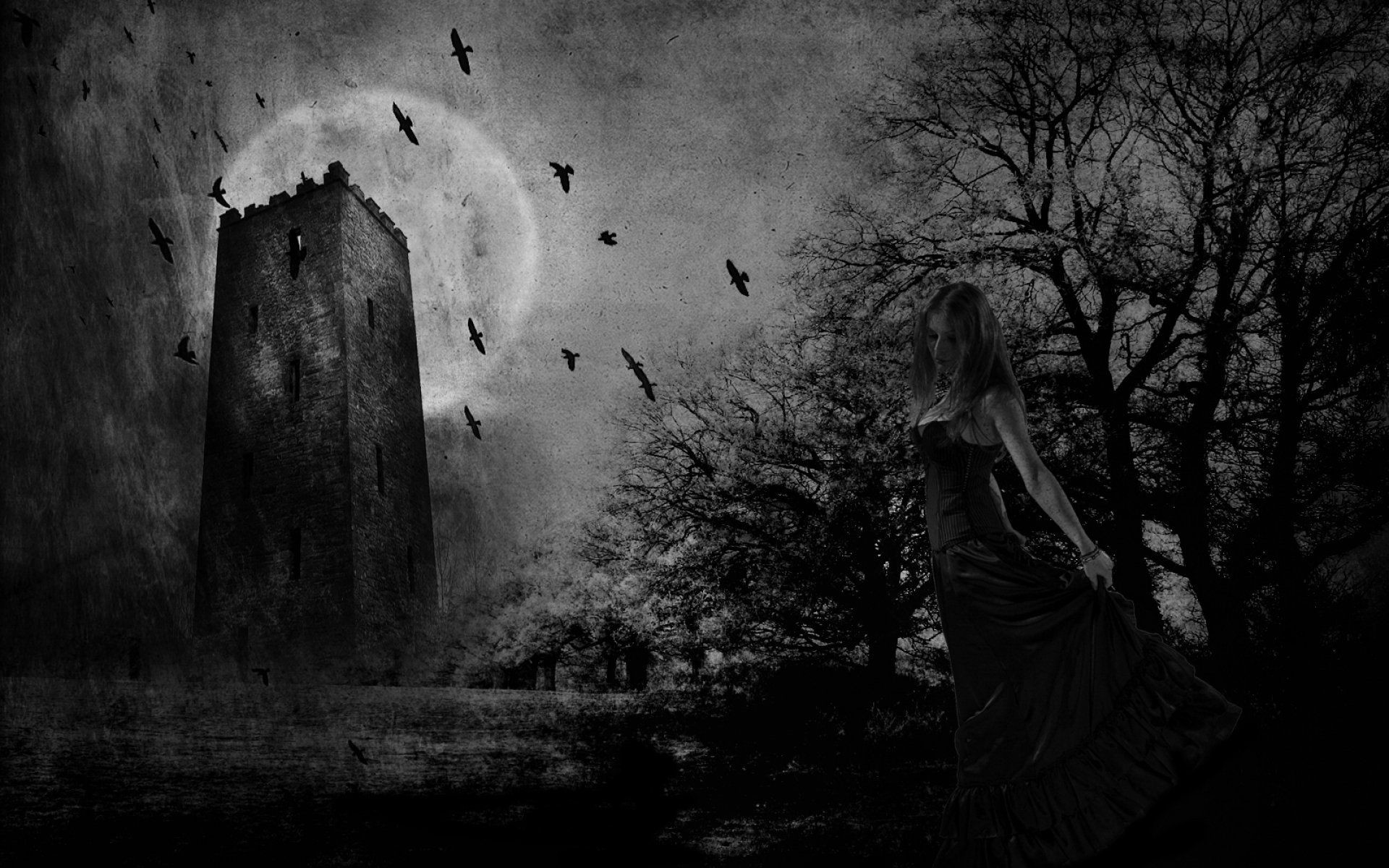 1920x1200 Dark gothic art artwork fantasy j wallpaper