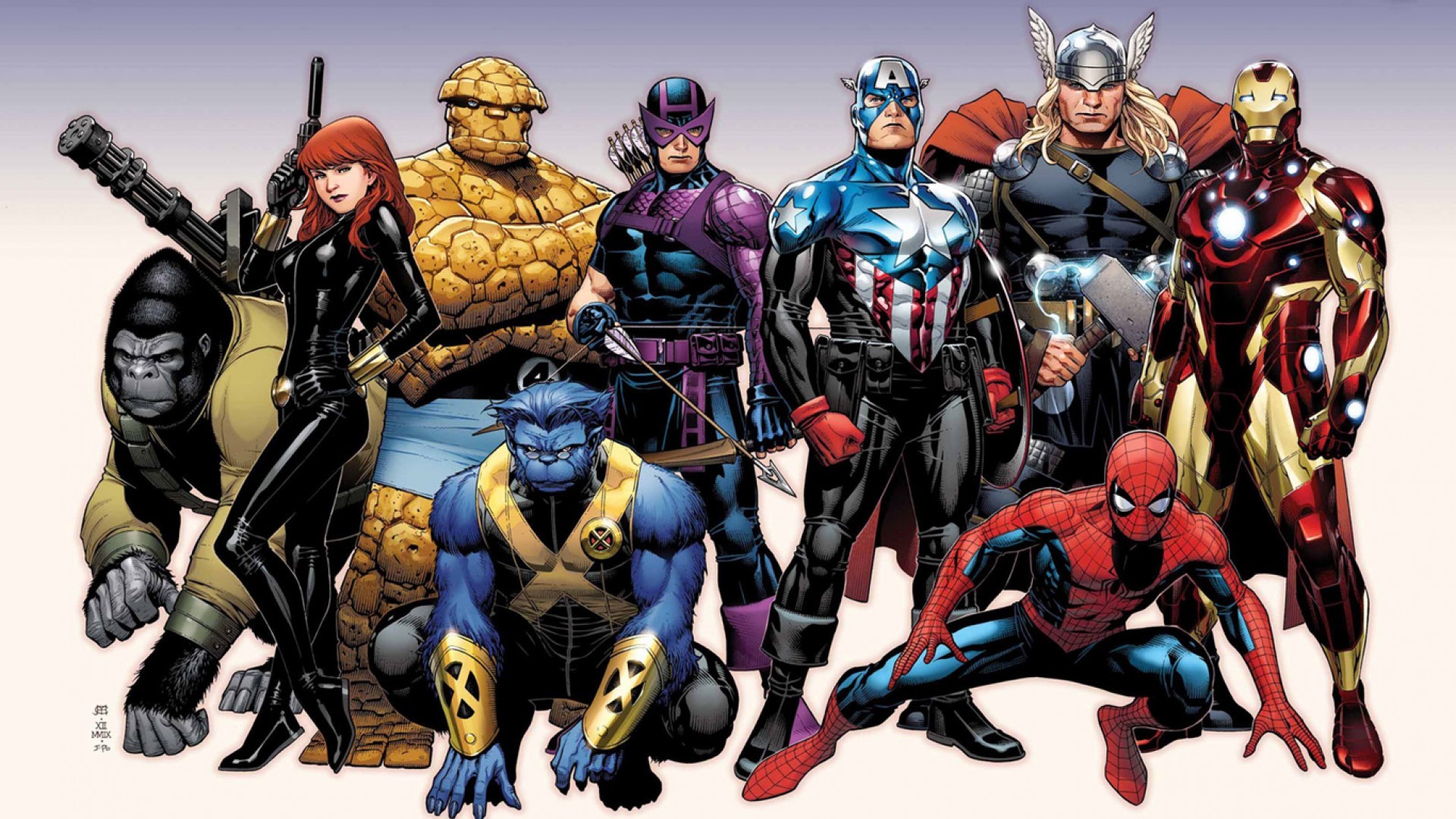 1920x1080 Comics - The Avengers: The Heroic Age Wallpaper