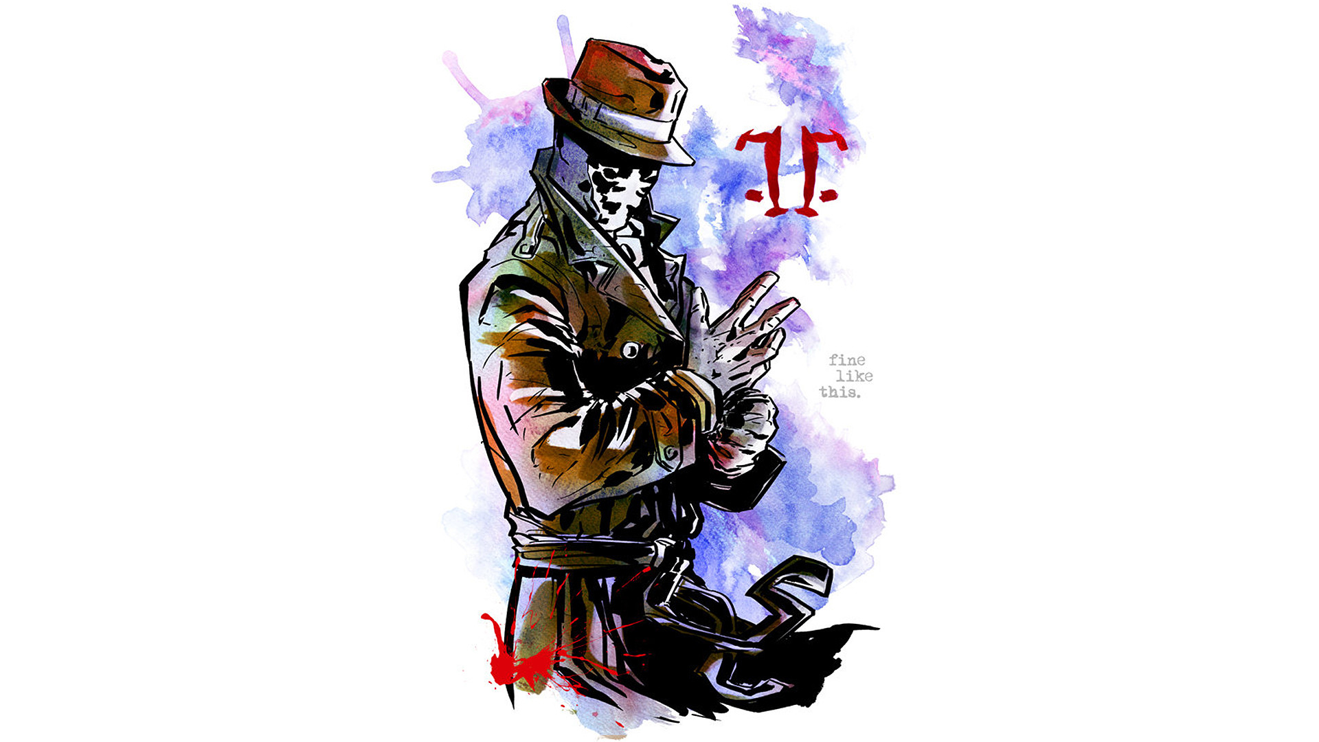 1920x1080 Dc-comics Fan-art Movies Rorschach Watchmen