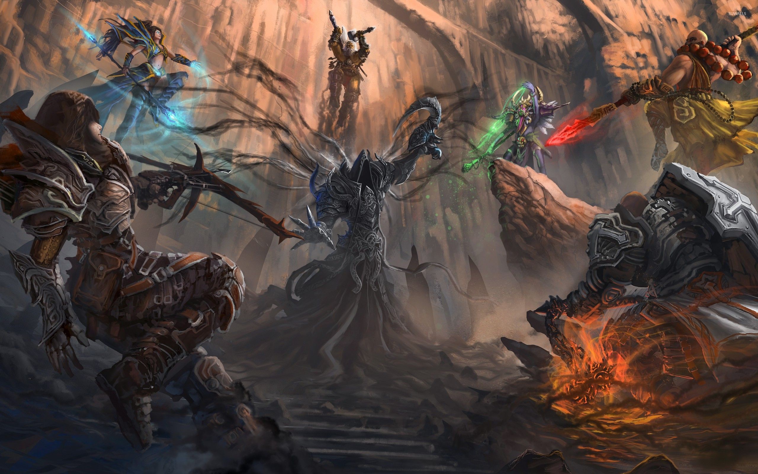 2560x1600 Heroes in Diablo III wallpaper  jpg