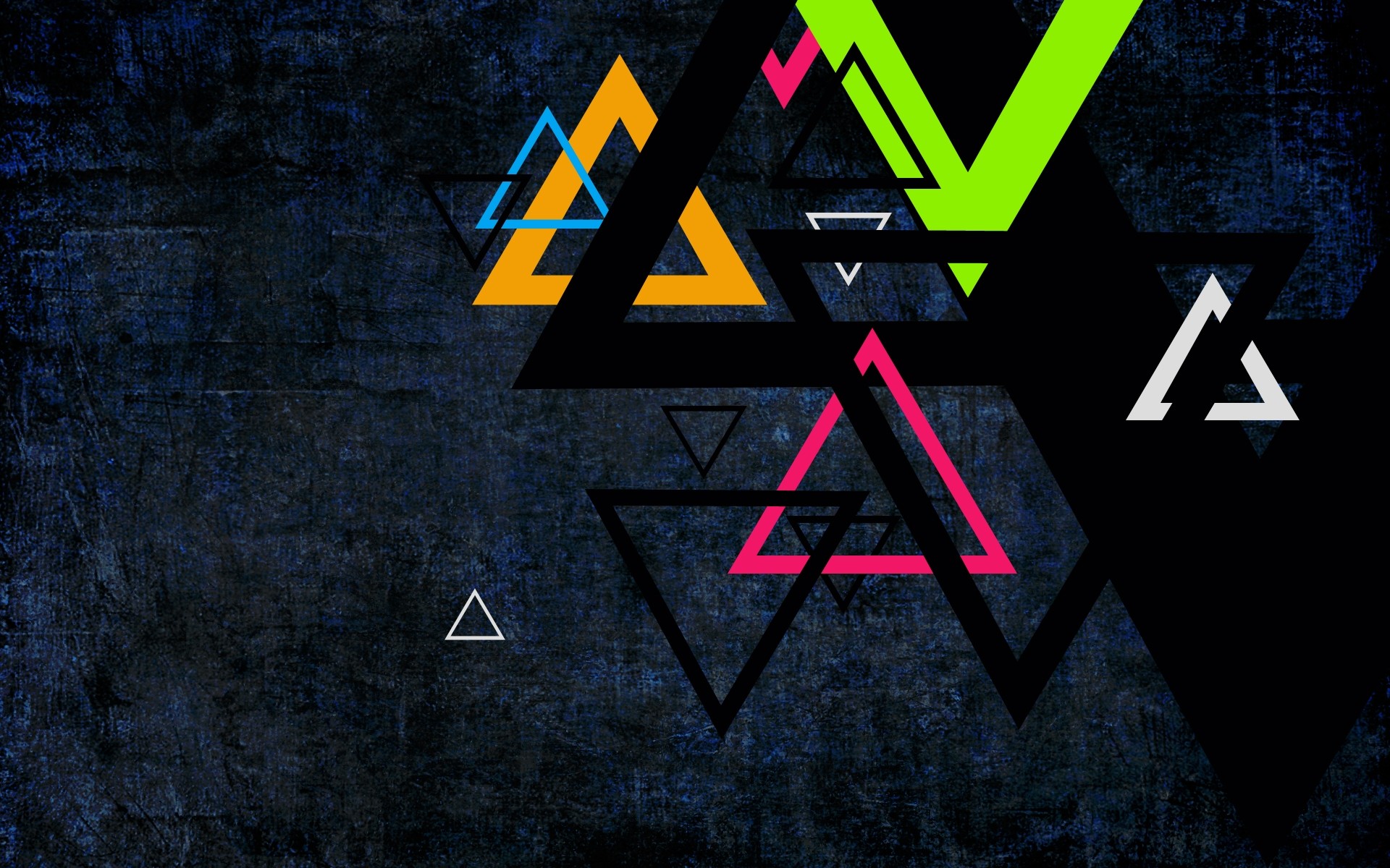 1920x1200 Wallpaper Triangle, Colored, Background, Dots, Color HD, Picture, Image